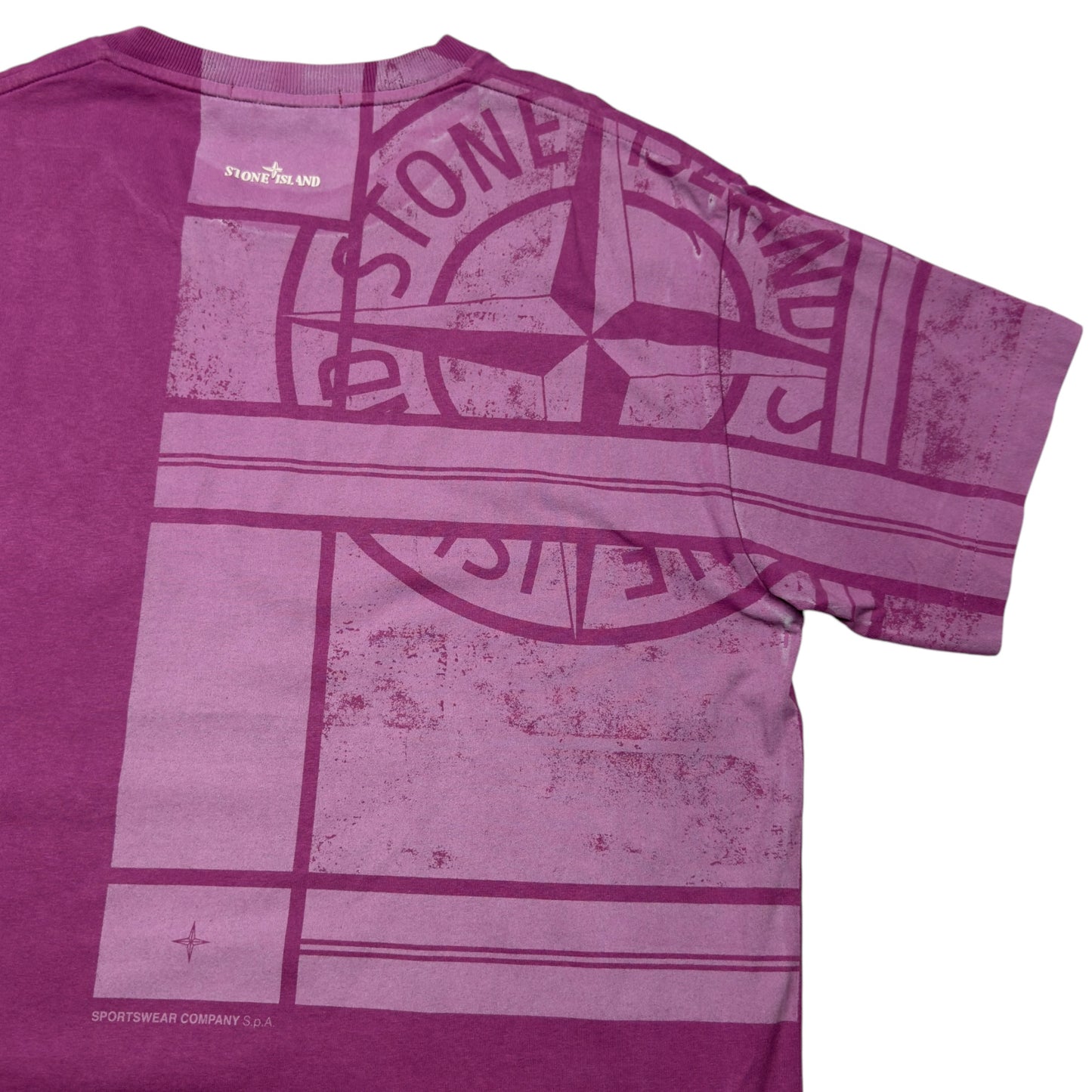 A/W 21 Stone Island Mosaic Three Print T-Shirt