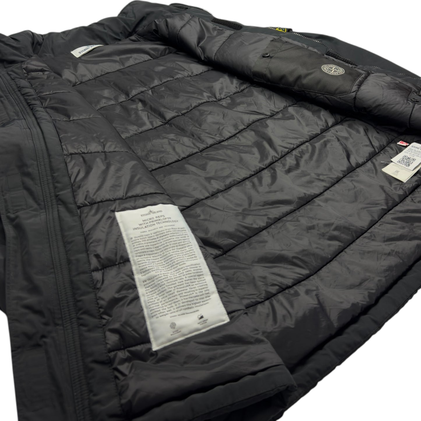 A/W 18 Stone Island Micro Reps with Primaloft Field Jacket - Black