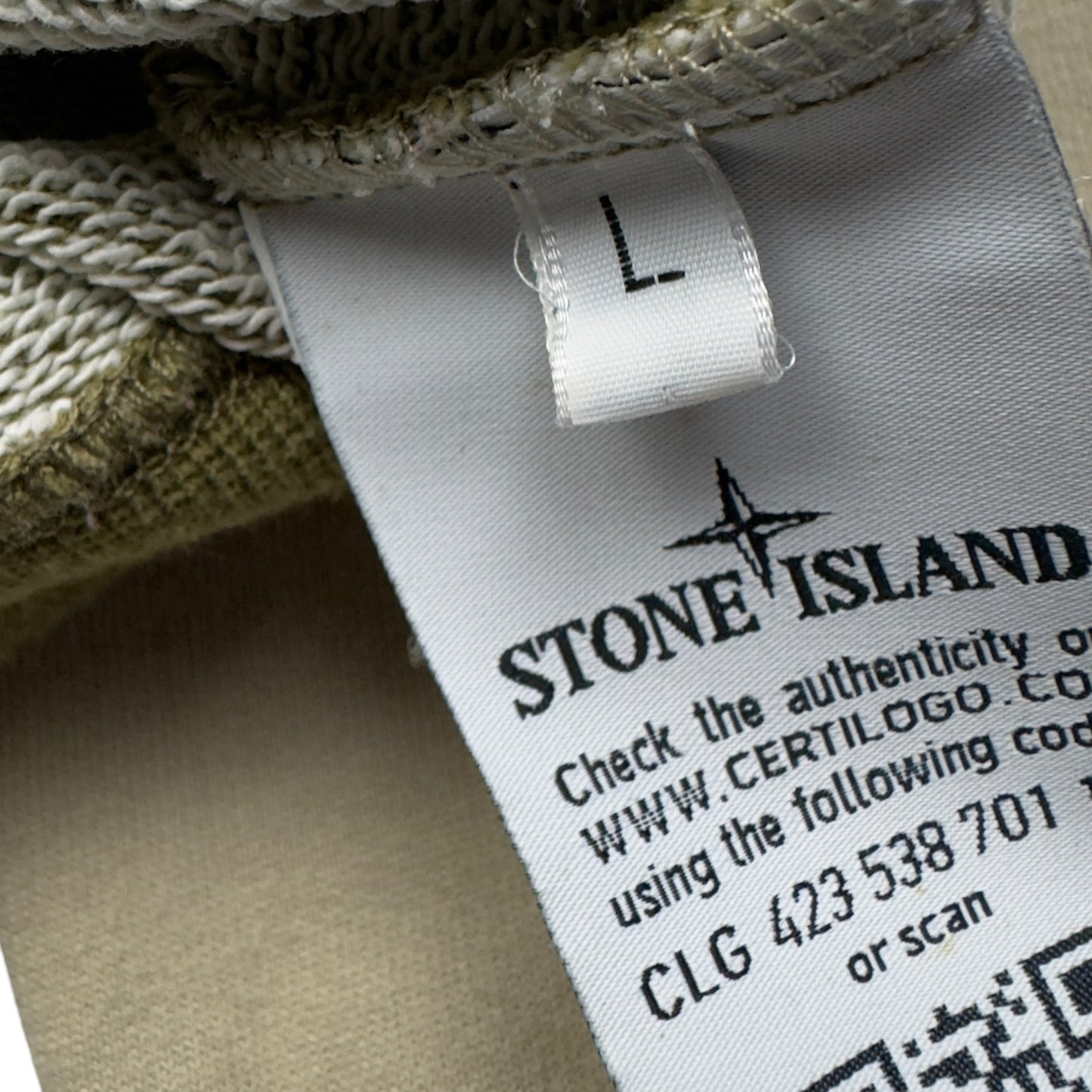 S/S 15 Stone Island Reflective Spellout Crewneck Sweater