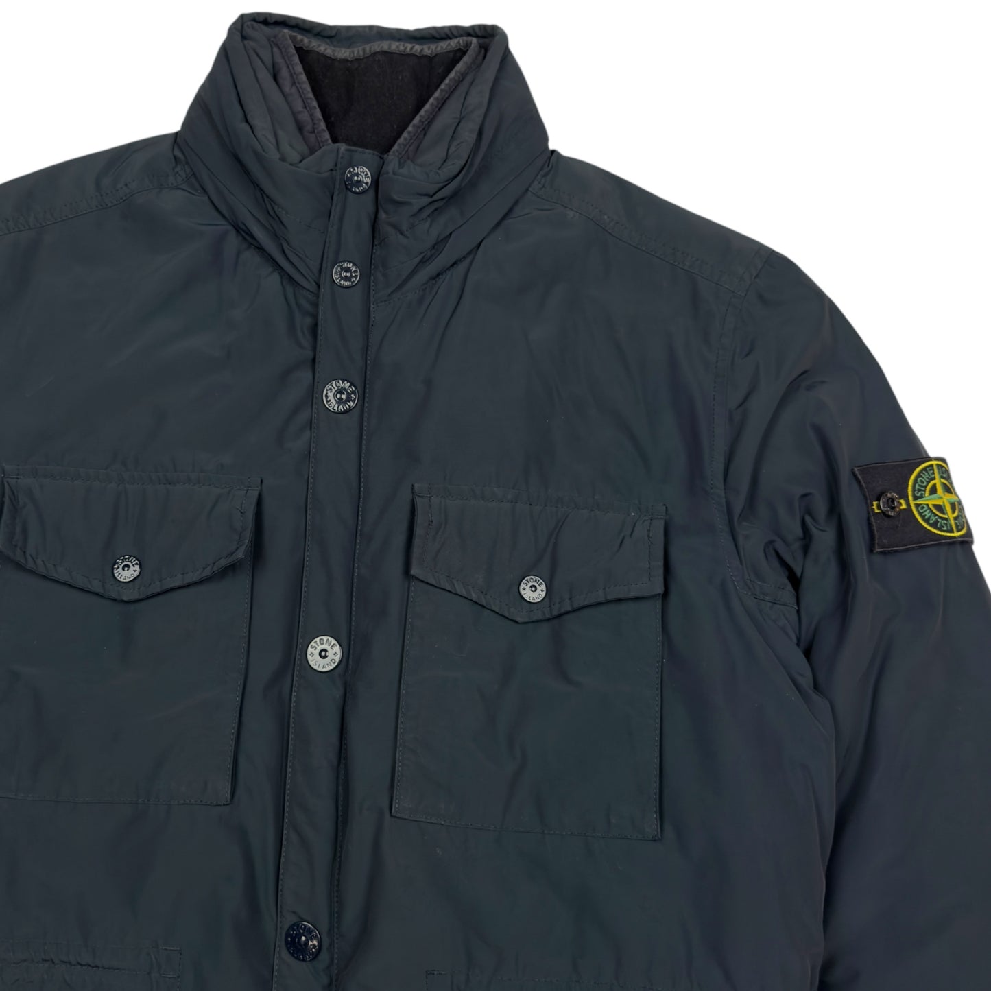 A/W 13 Stone Island Micro Reps Down Puffer Jacket - Navy