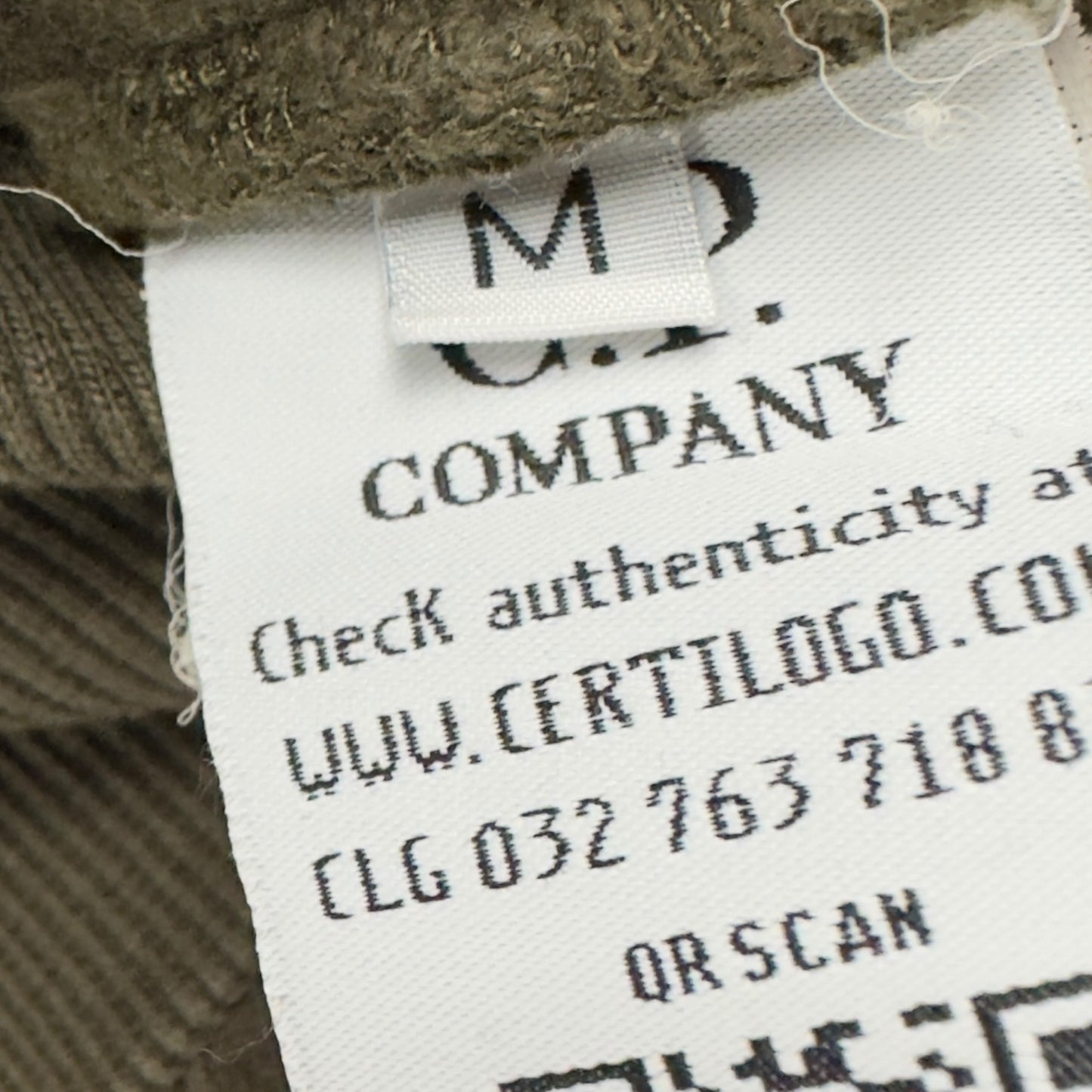 C.P. Company Diagonal Raised Fleece Goggle Full Zip - Khaki