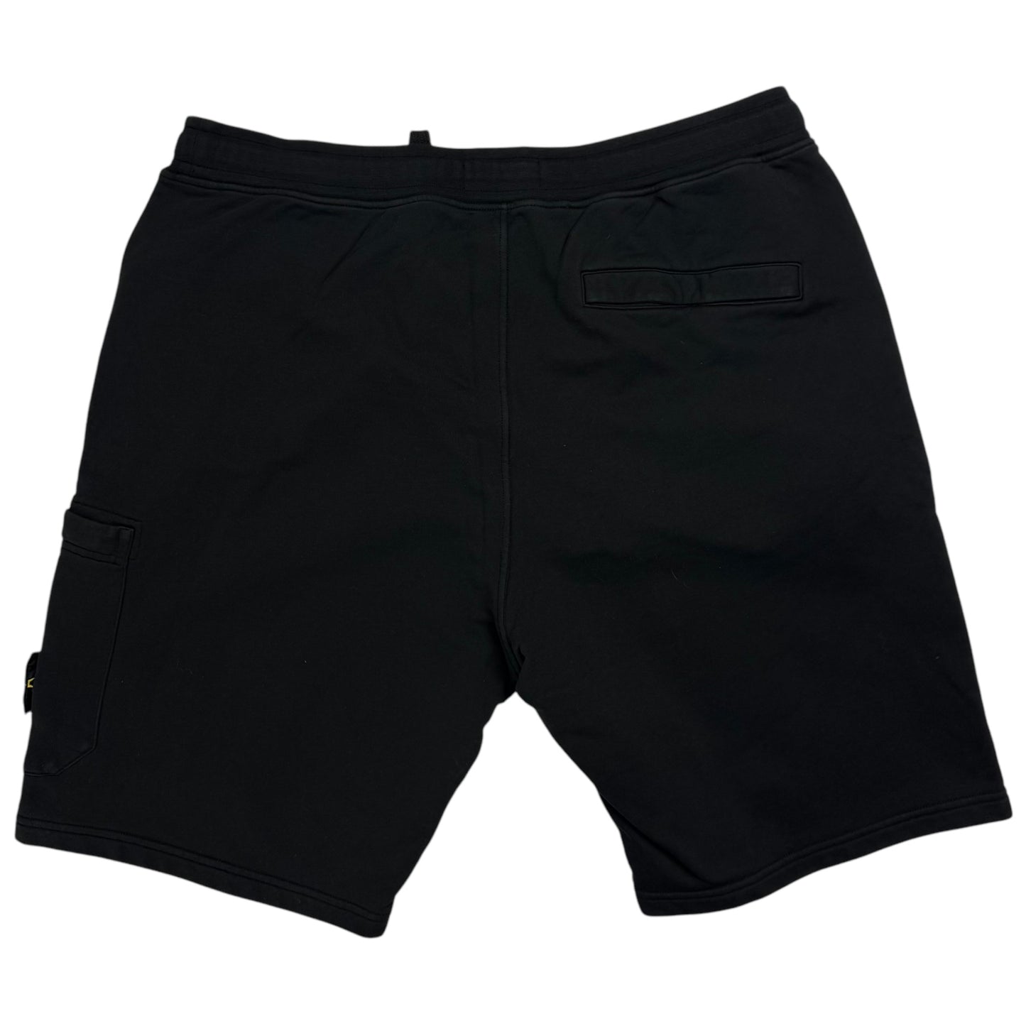 S/S 22 Stone Island Cotton Jersey Cargo Shorts - Black