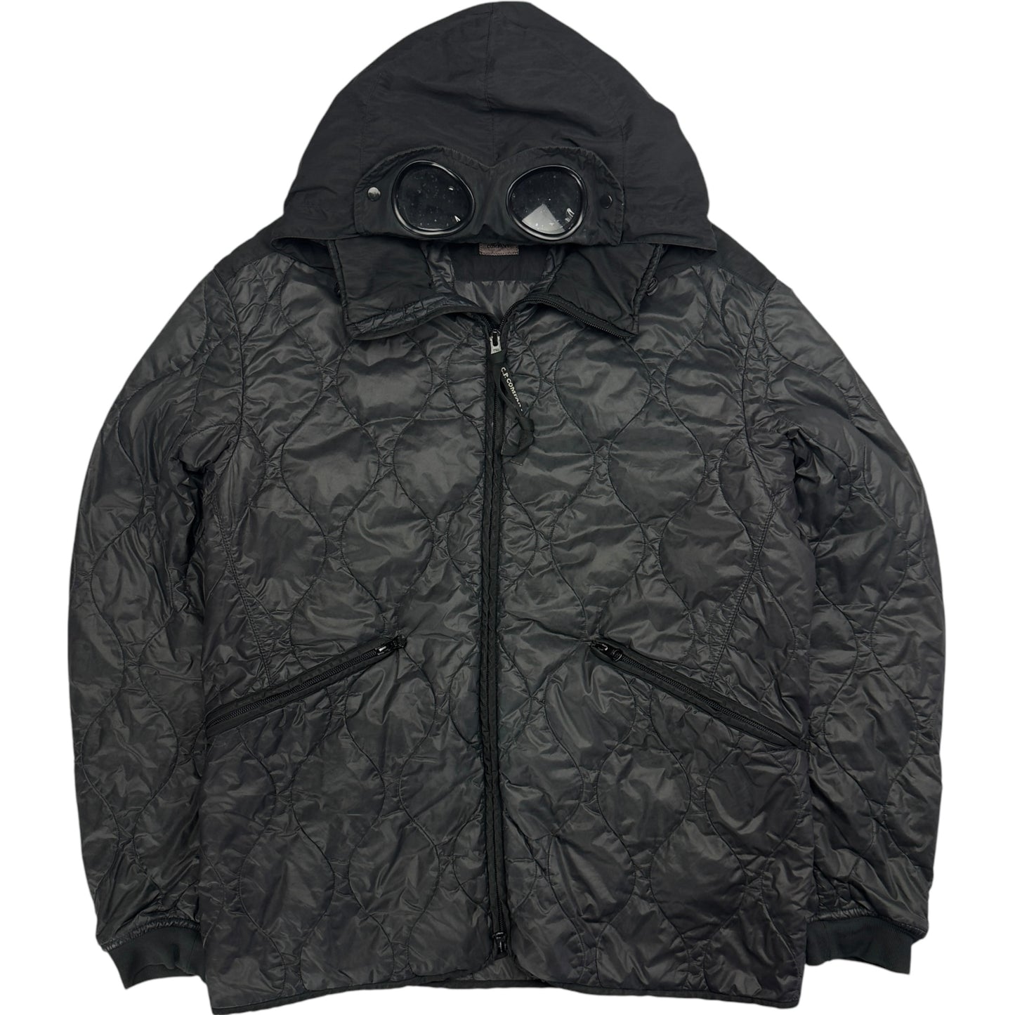 A/W 20 C.P. Company Migration Shading Quilted Goggle Jacket