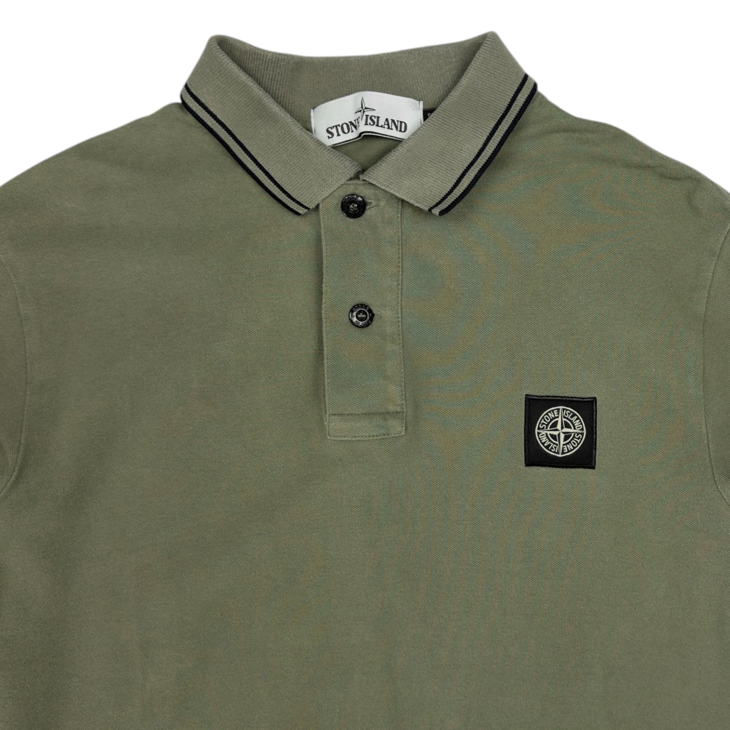 A/W 18 Stone Island Long Sleeve Polo Shirt - Khaki