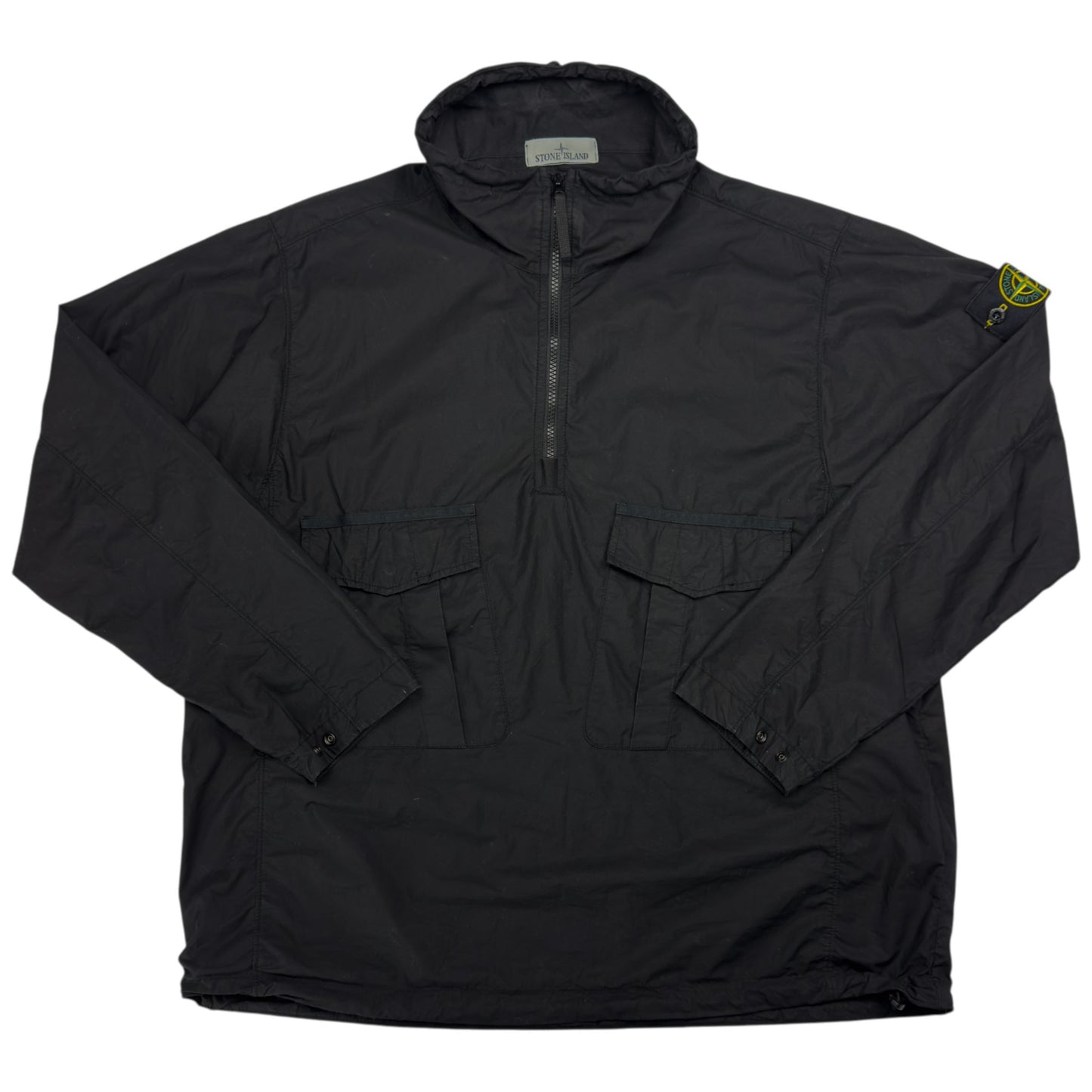S/S 23 Stone Island Cotton Smock - Black