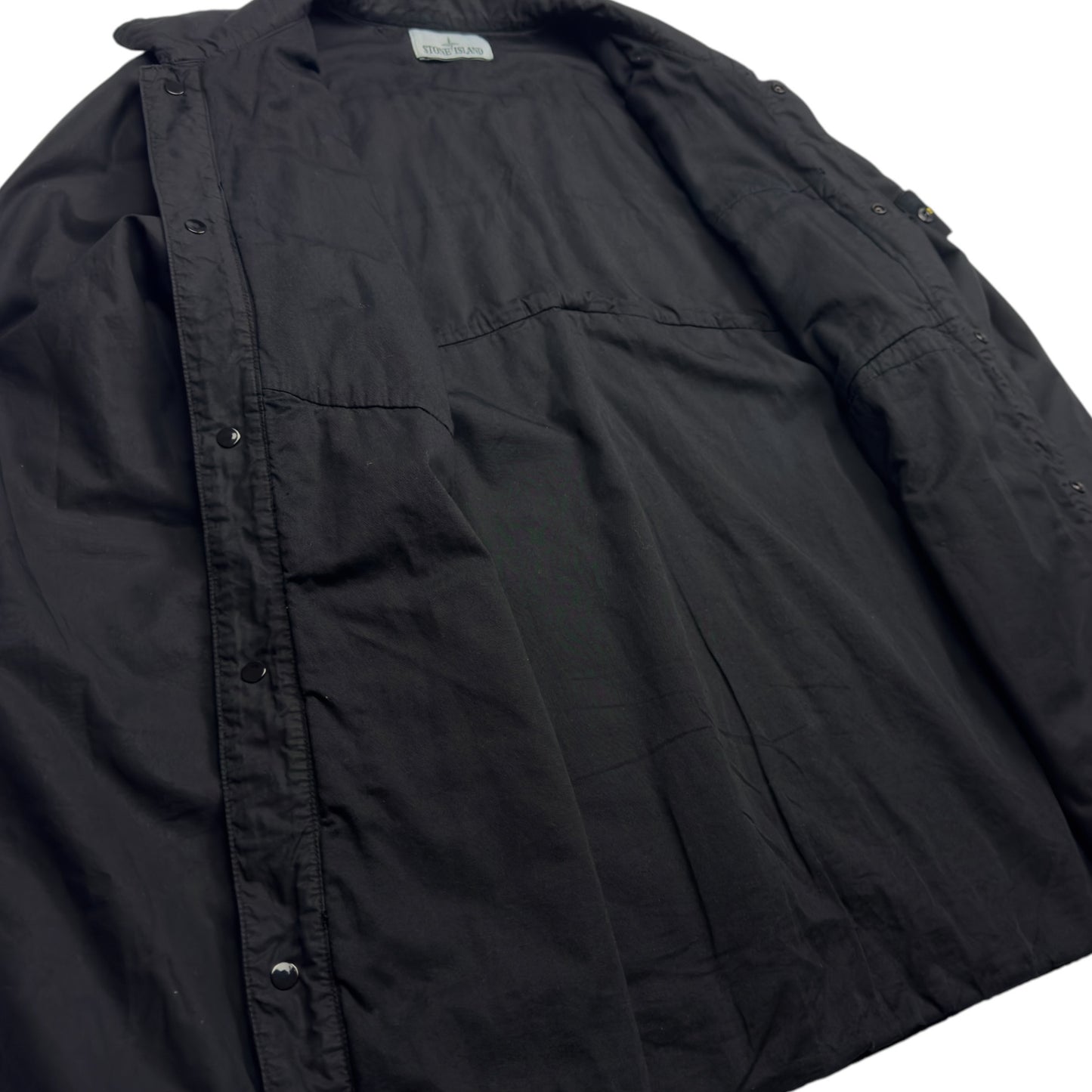 A/W 16 Stone Island Quilted Overshirt - Black