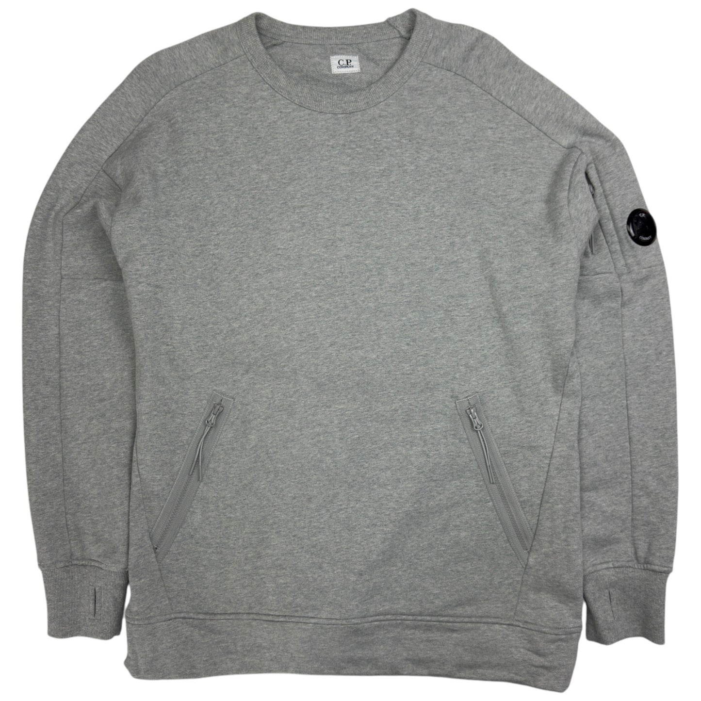 C.P. Company Diagonal Raised Fleece Pocket Crewneck