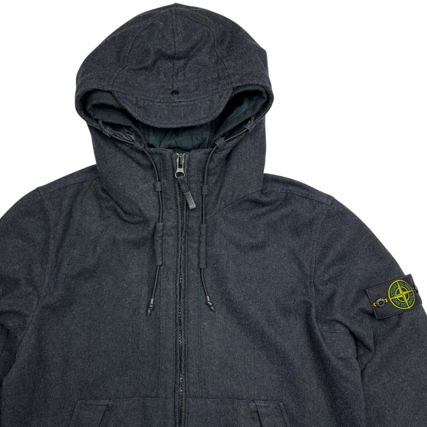 A/W 14 Stone Island Melange Wool Poly Jacket