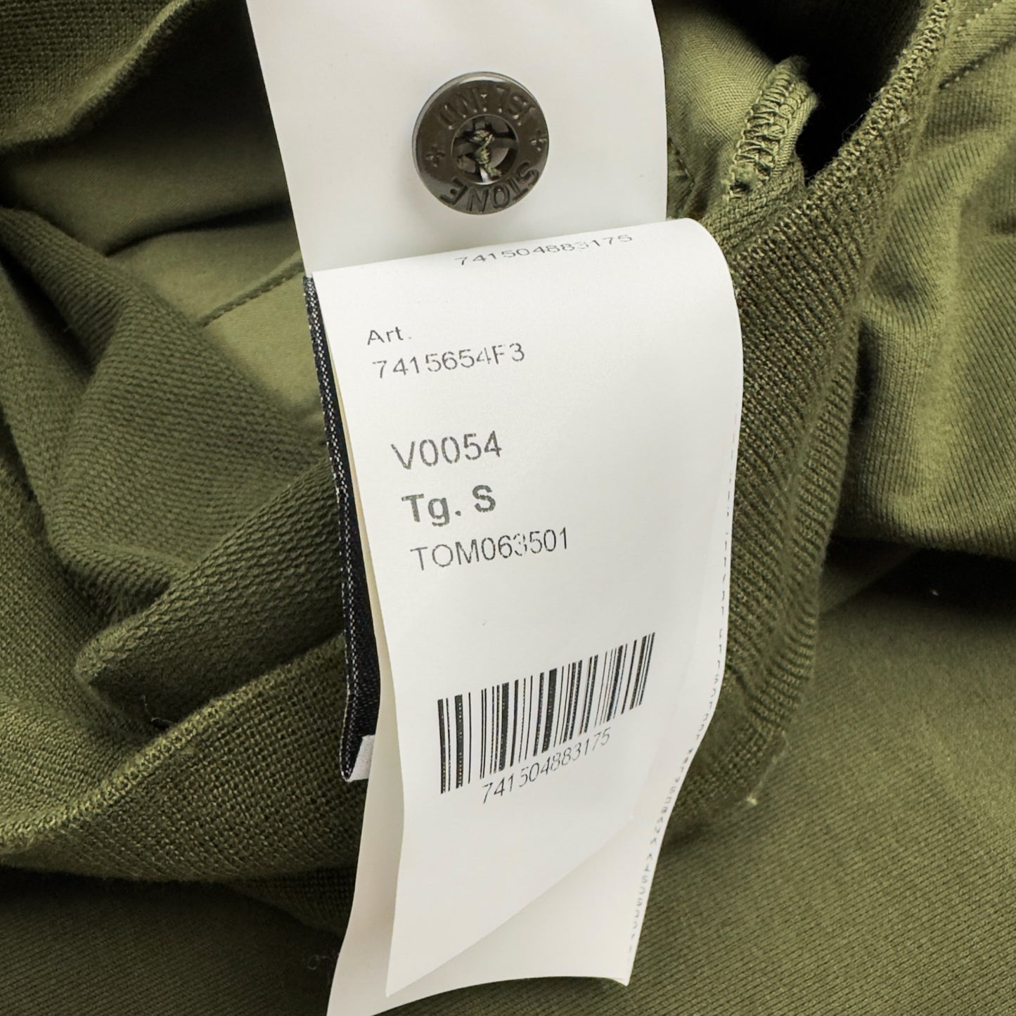 S/S 21 Stone Island Ghost Half Zip Sweater - Khaki