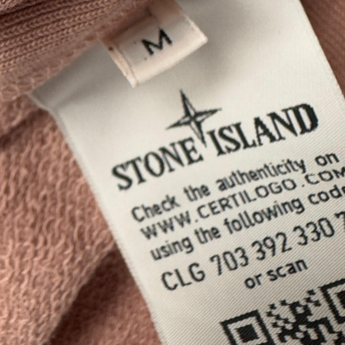 S/S 21 Stone Island Old Effect Crewneck Sweater - Pink