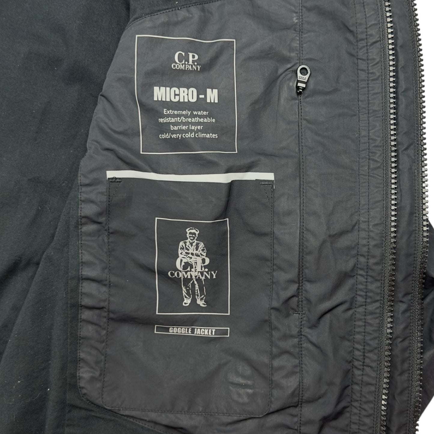 C.P. Company Micro M Goggle Jacket - Black