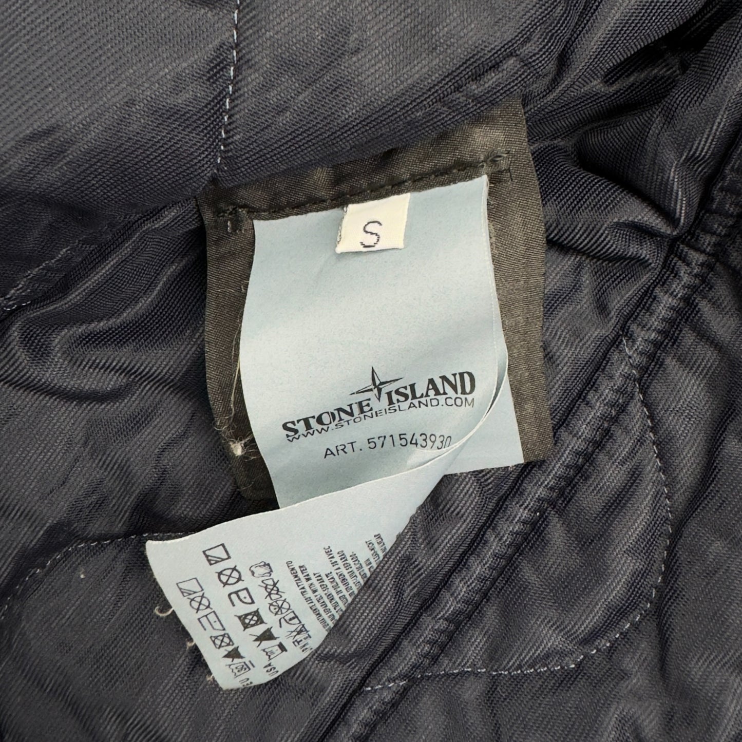 A/W 12 Stone Island Mussola Gommata Carpenter Jacket - Black