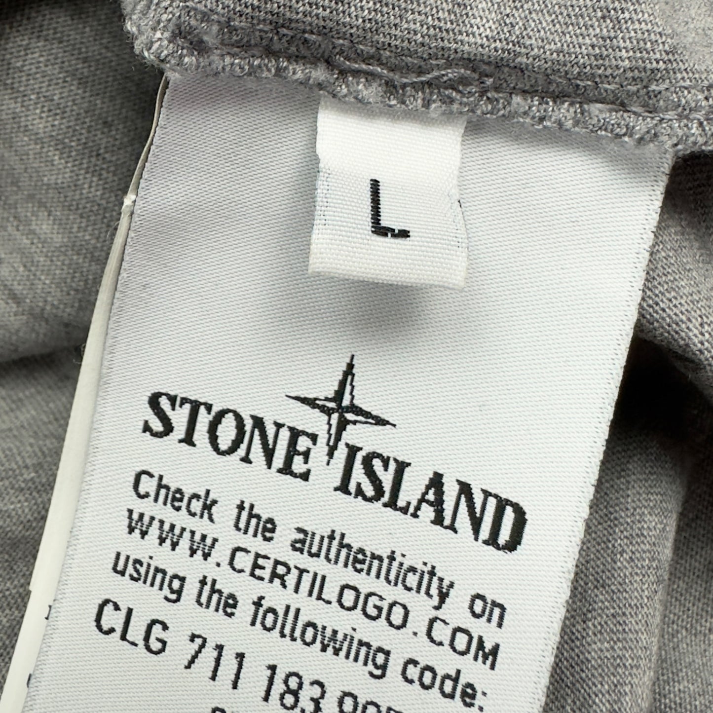 A/W 21 Stone Island Print T-Shirt - Grey