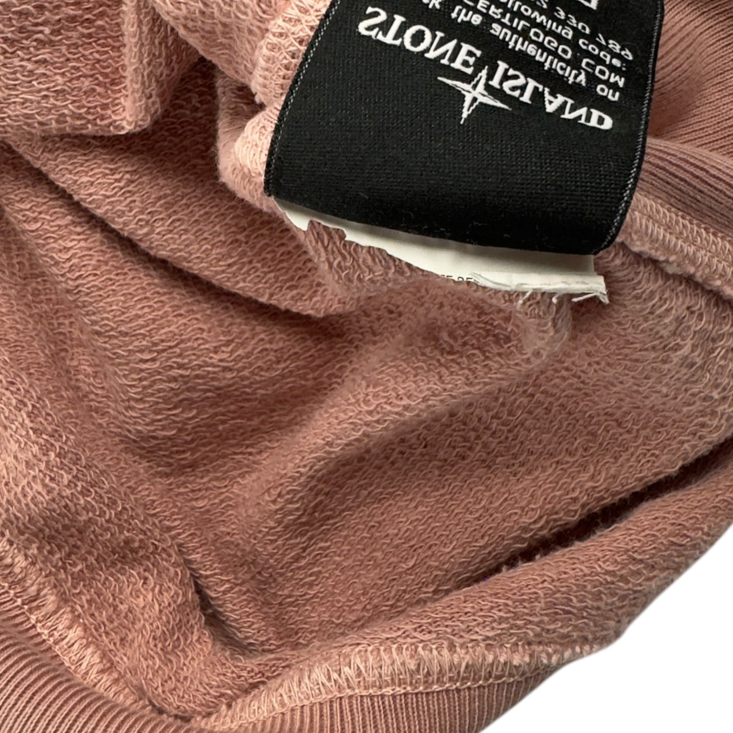S/S 21 Stone Island Old Effect Crewneck Sweater - Pink