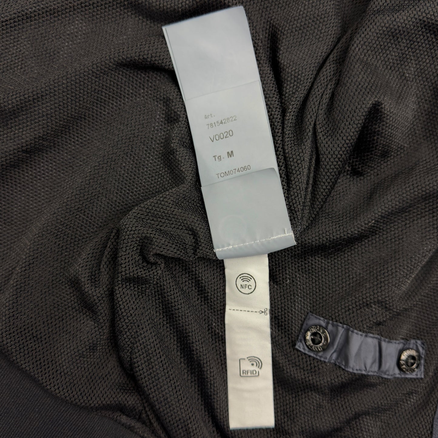 S/S 23 Stone Island Crinkle Reps Bomber - Navy