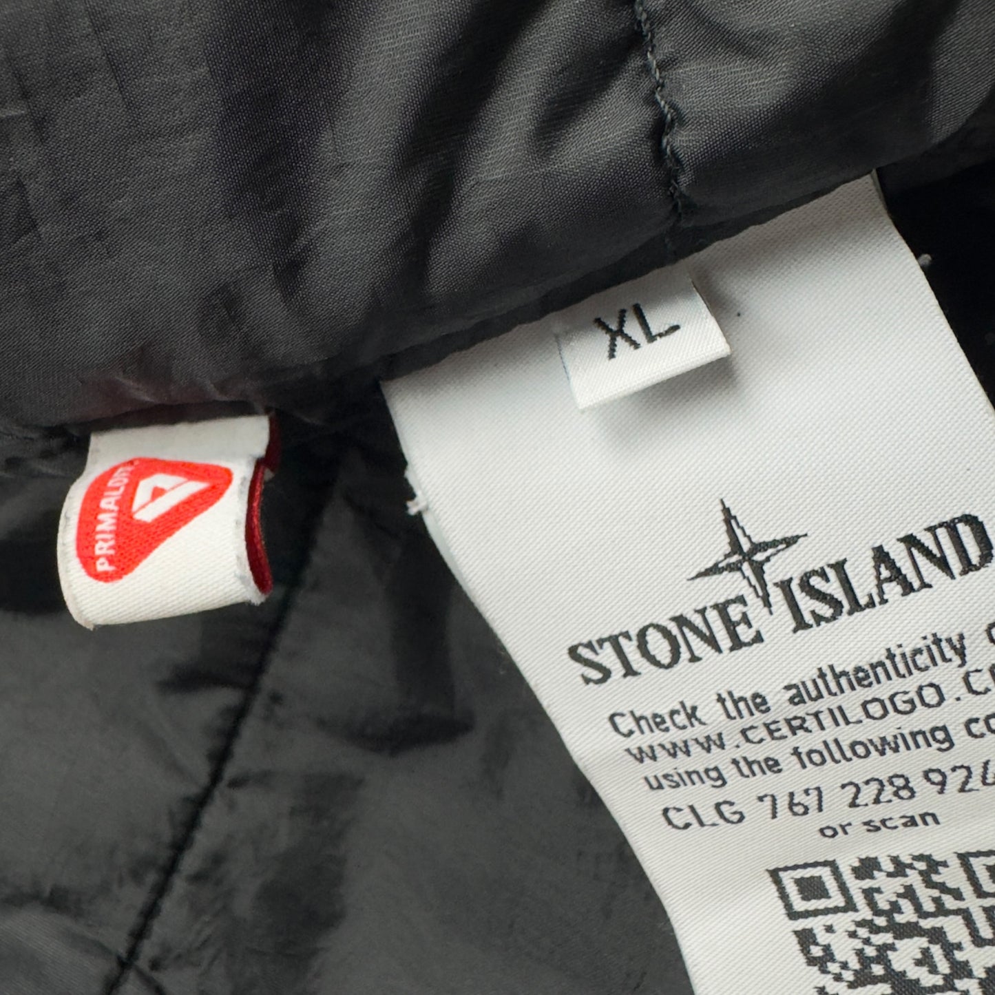 A/W 20 Stone Island Crinkle Reps R-NY with Primaloft Jacket - Black