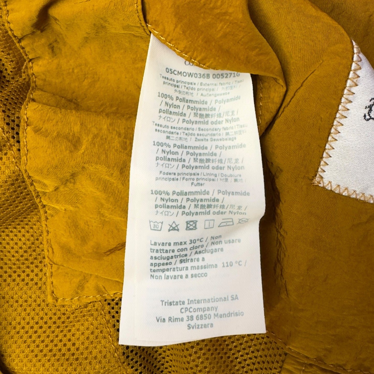 C.P. Company Air Net Jacket - Yellow