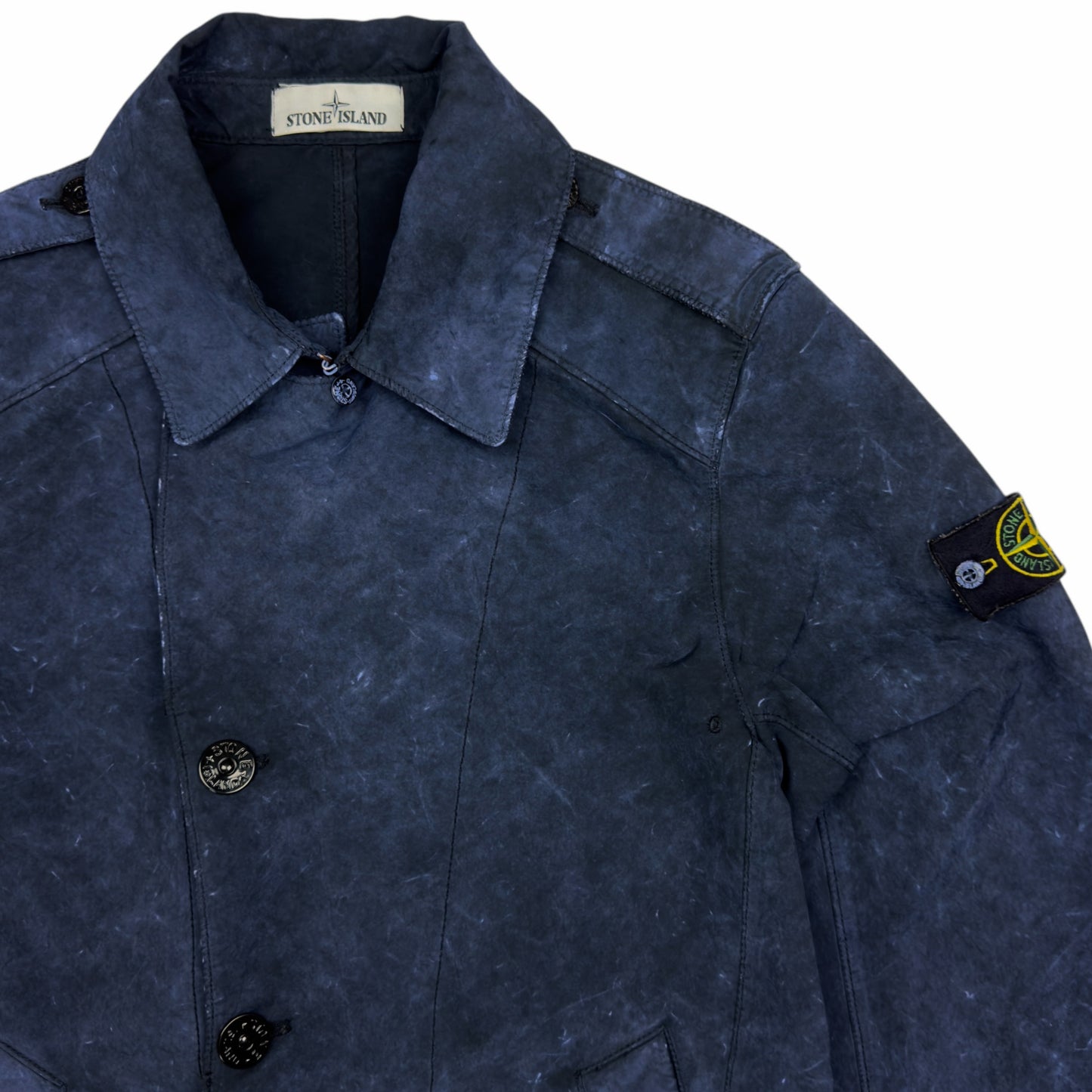 S/S 17 Stone Island David-TC Trench Coat with Dust Colour Treatment