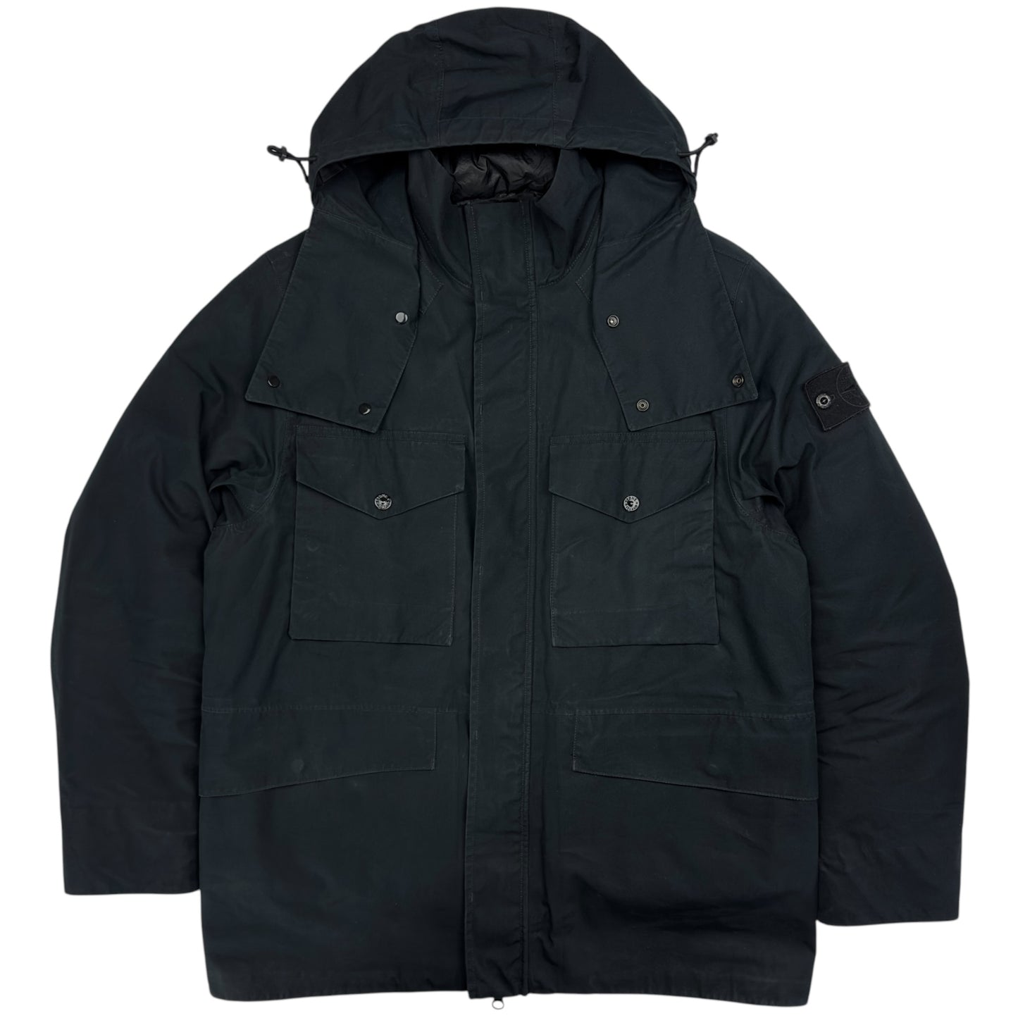 A/W 22 Stone Island O-Ventile Ghost Dutch Rope Down Jacket