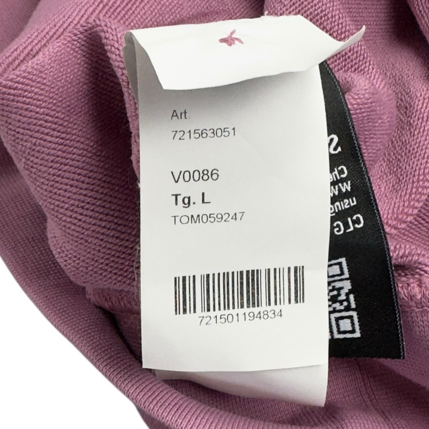 S/S 20 Stone Island Crewneck Sweater - Rosa Quartz