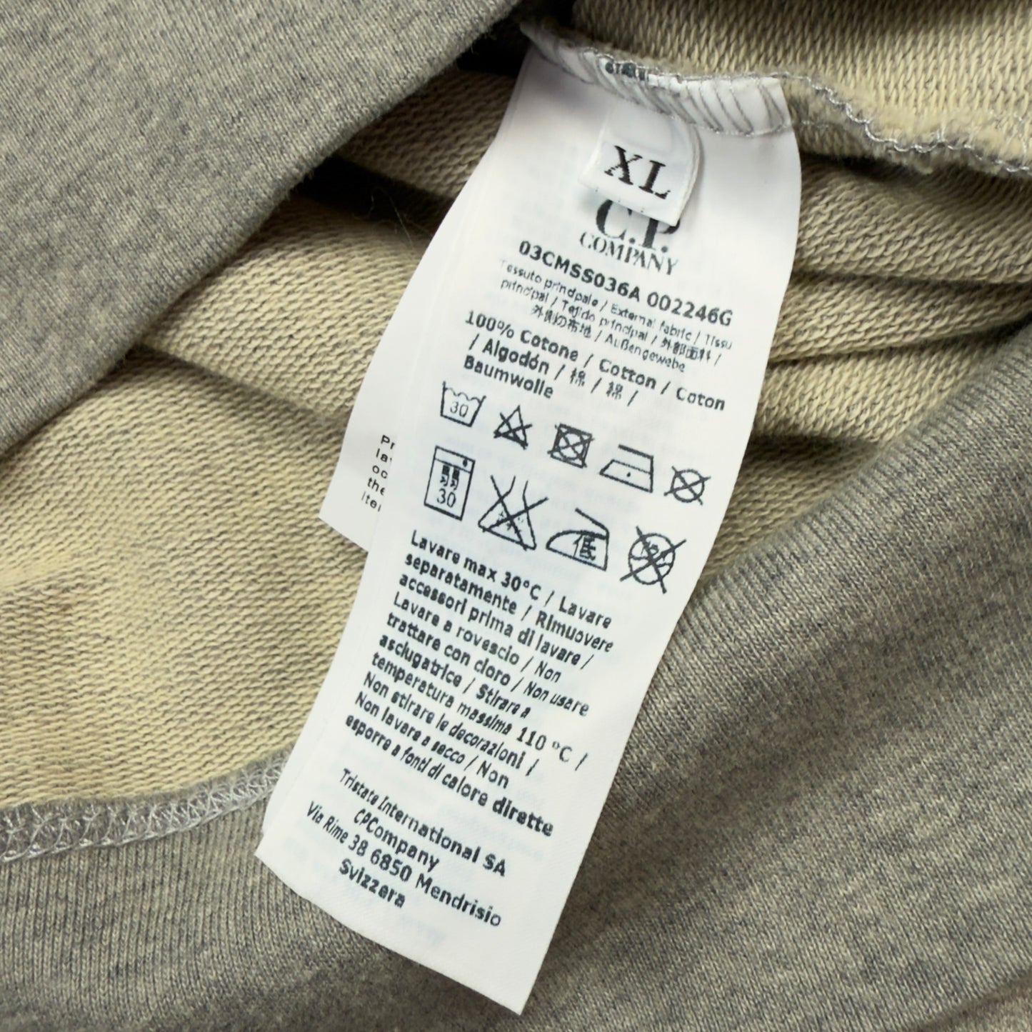 C.P. Company Lightweight Sweater - Marl Grey