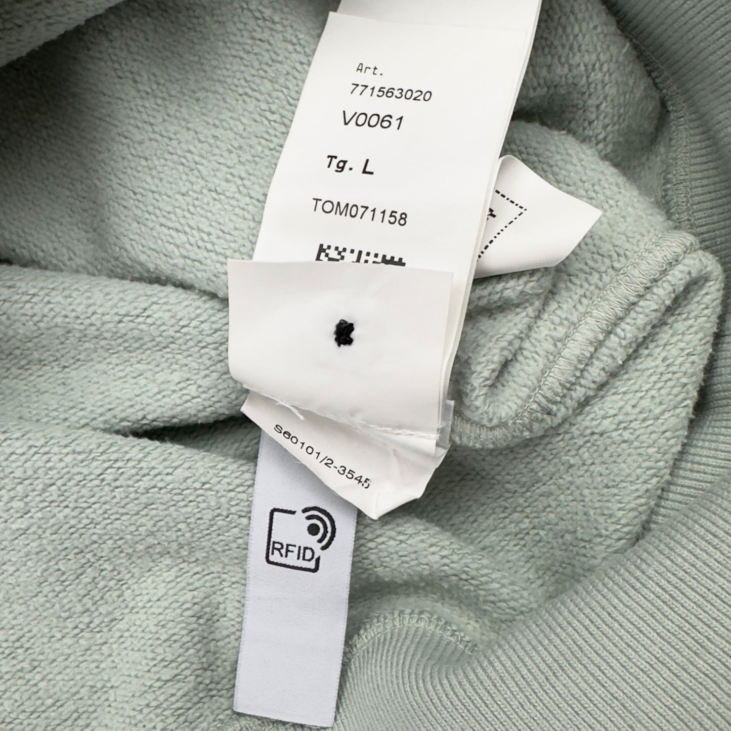 A/W 22 Stone Island Crewneck Sweater - Light Green