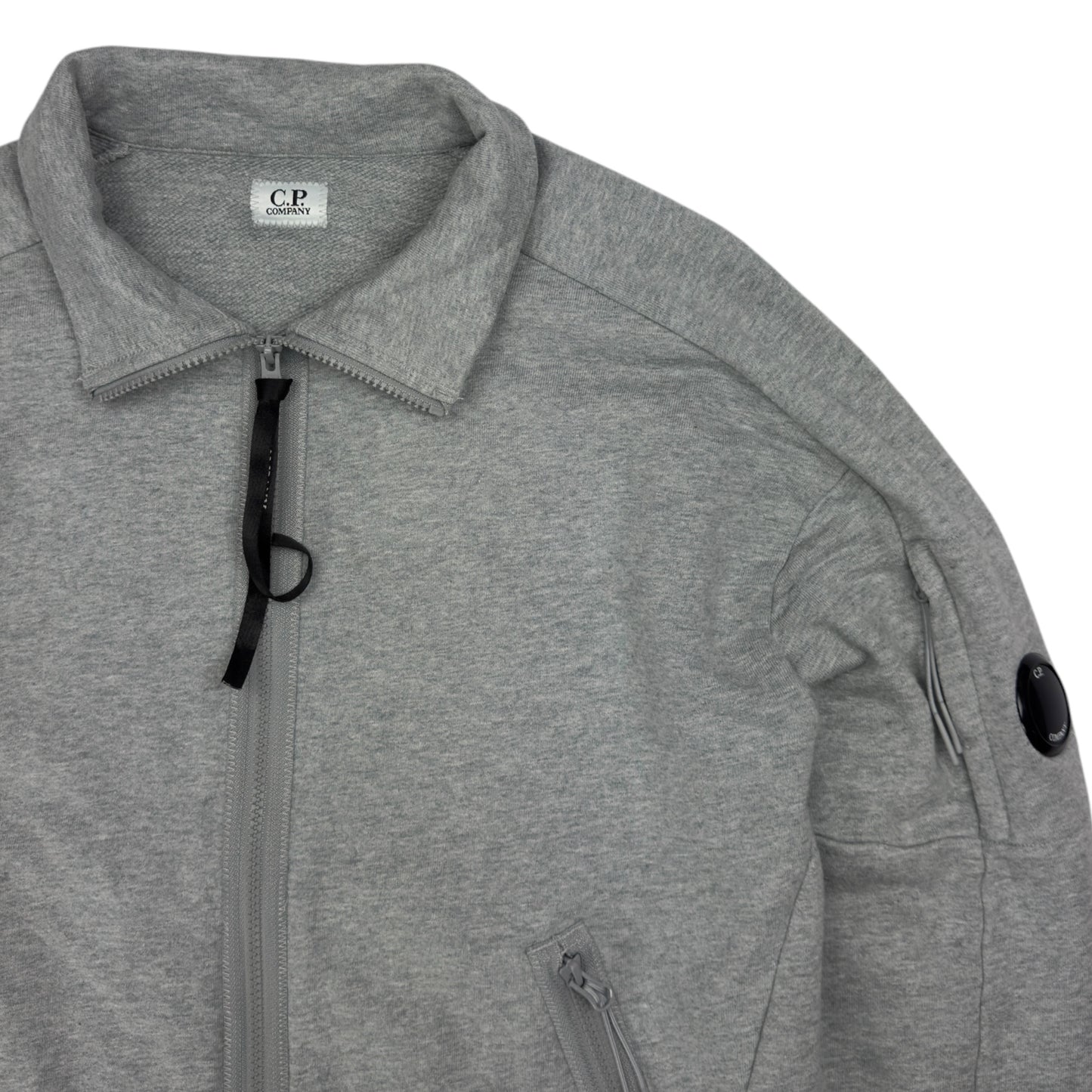 C.P. Company Full Zip Sweater - Grey