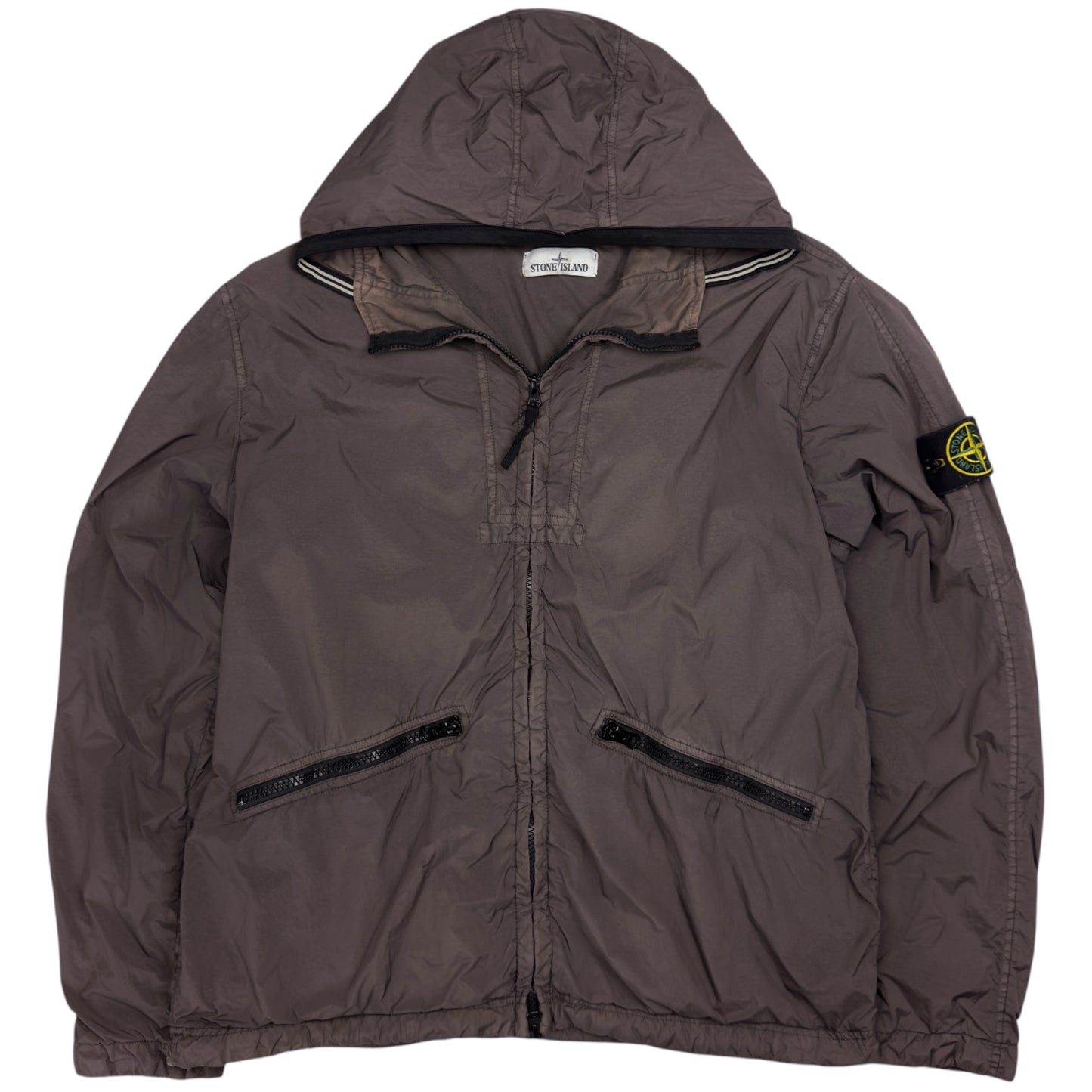 S/S 19 Stone Island Crinkle Reps NY Jacket - Brown