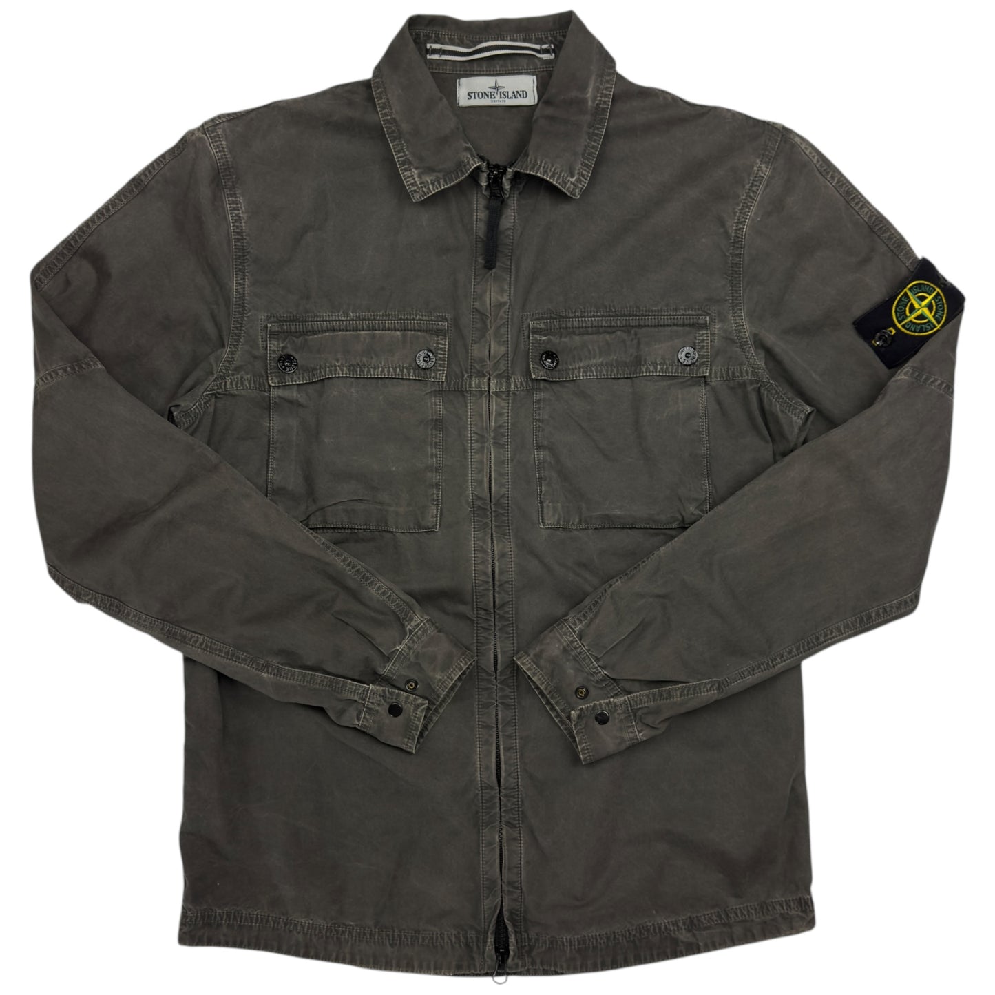 A/W 13 Stone Island Cotton Overshirt - Brown