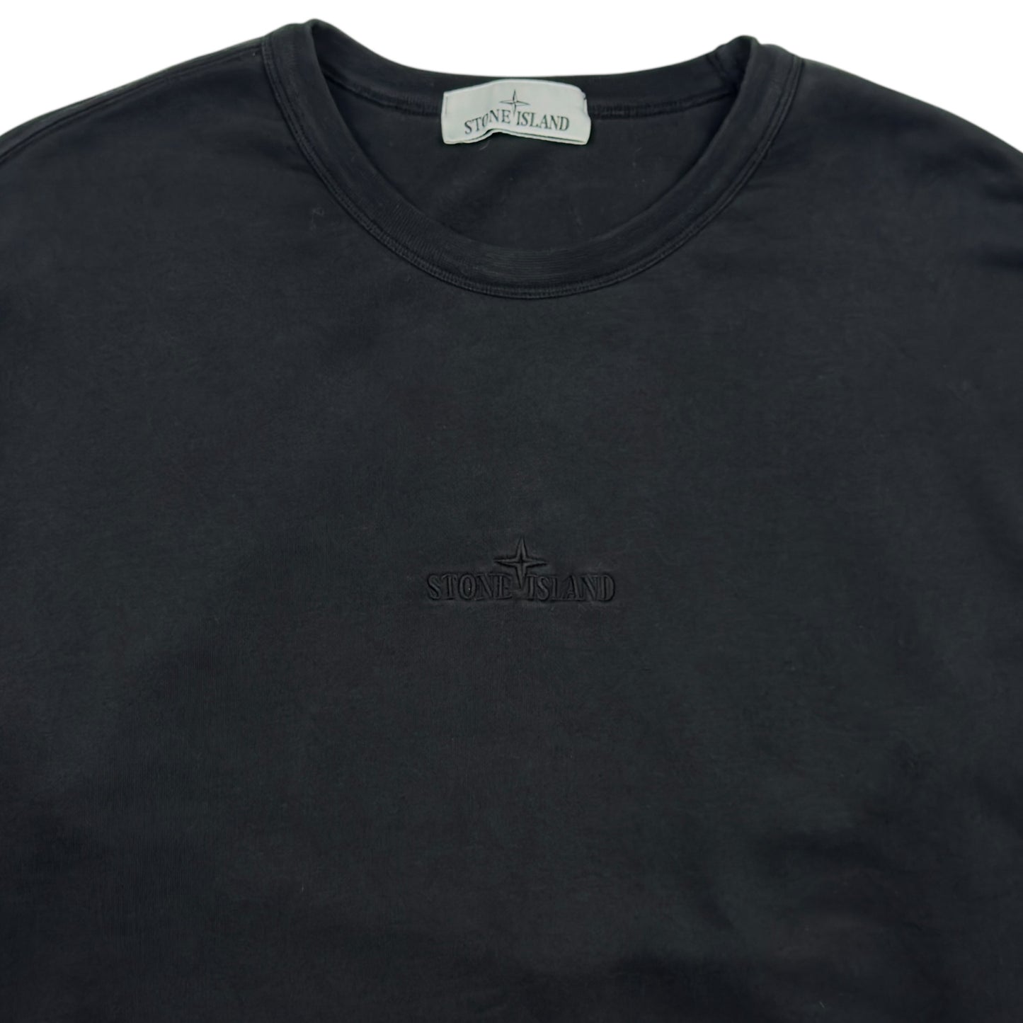 S/S 23 Stone Island Embroidered Sweater - Black