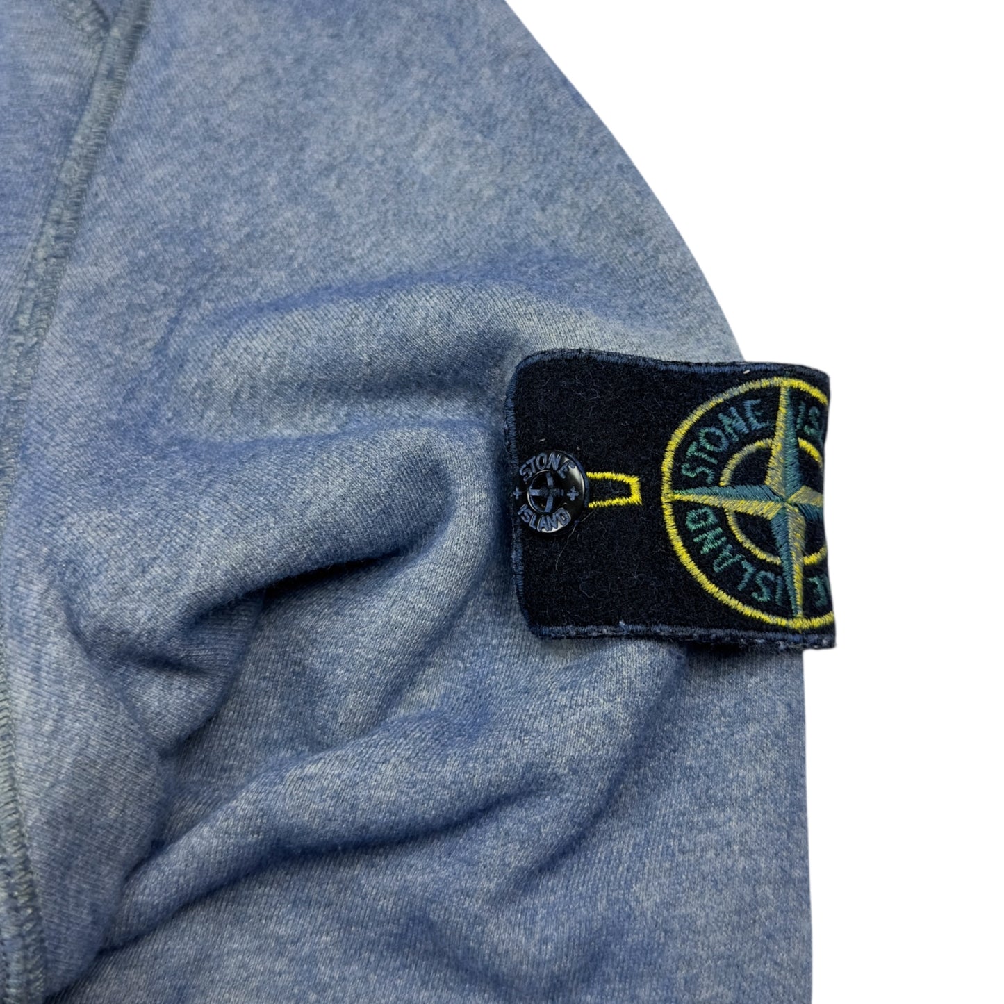 S/S 21 Stone Island Dust Colour Treatment Sweater - Blue