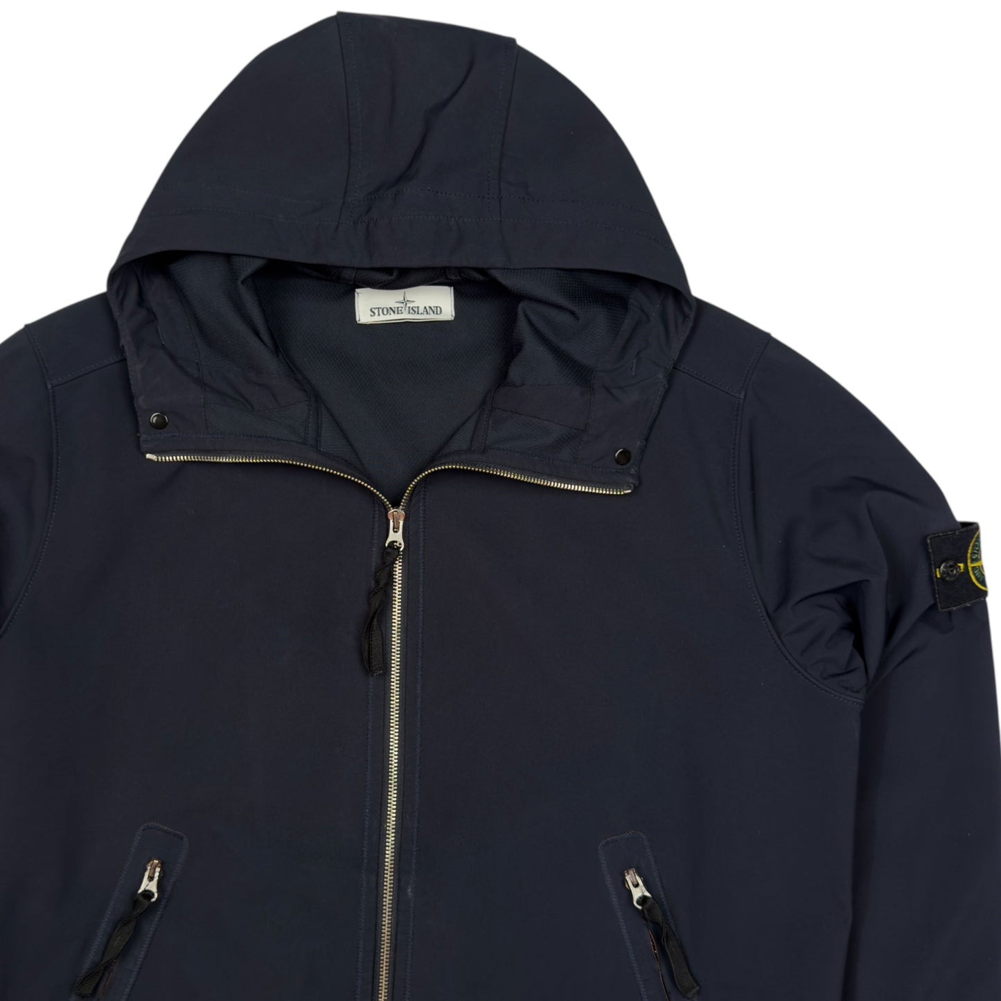 S/S 18 Stone Island Light Soft Shell - R - Navy