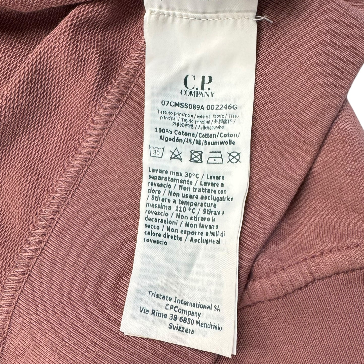 C.P. Company Spellout Sweater - Pink