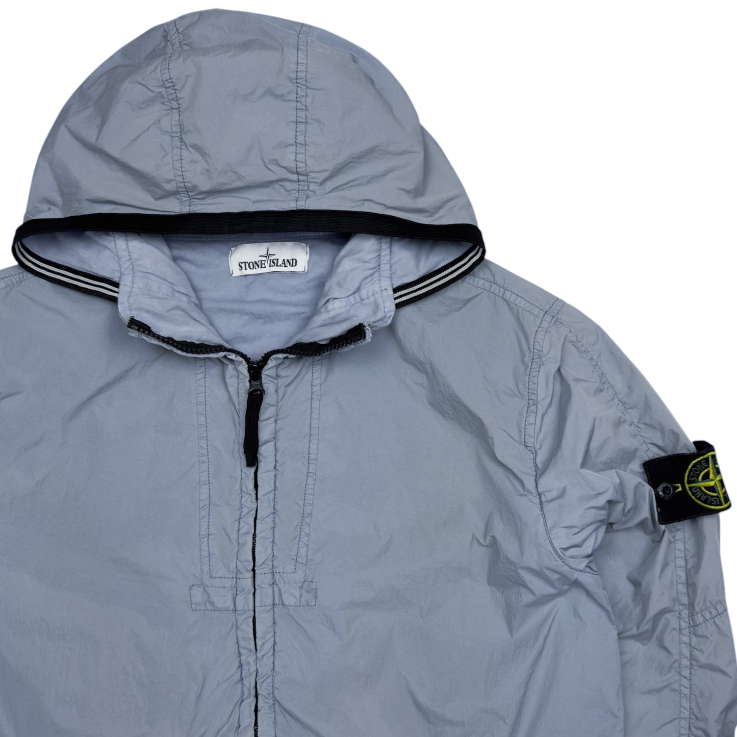 S/S 19 Stone Island Crinkle Reps NY Jacket - Blue
