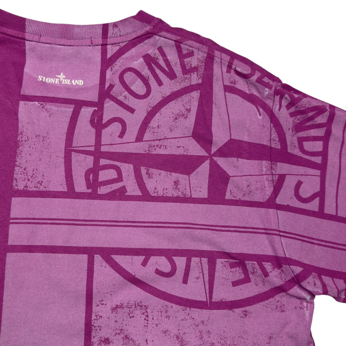 A/W 21 Stone Island Mosaic Three Print T-Shirt