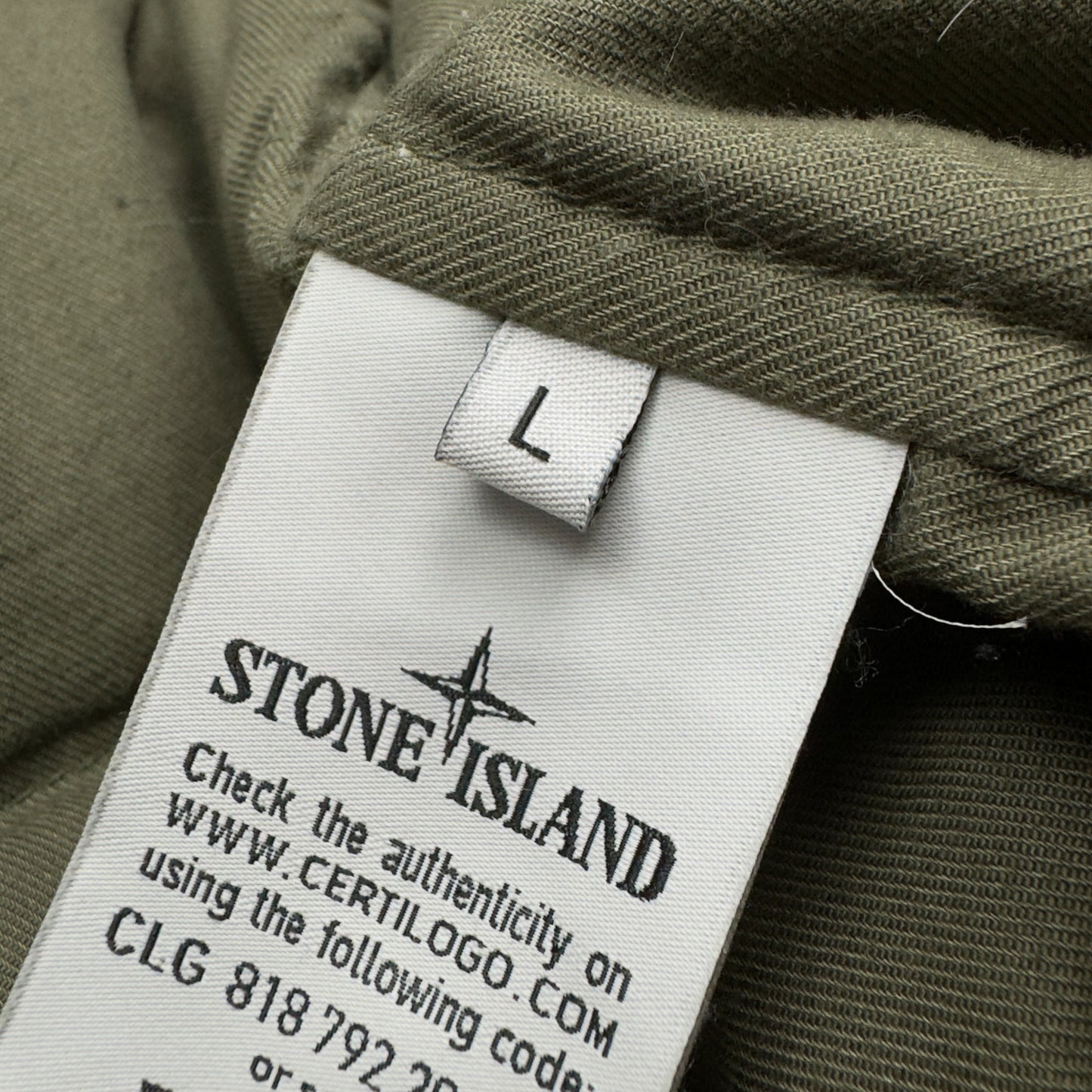 A/W 18 Stone Island Micro Reps Down Fur Hood Puffer Parka Jacket - Khaki
