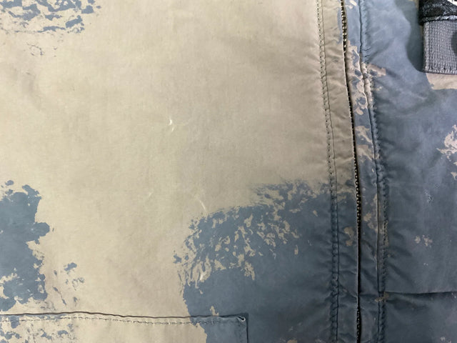A/W 26 Stone Island Hand Painted David Light-TC Hooded Jacket - Grey & Blue