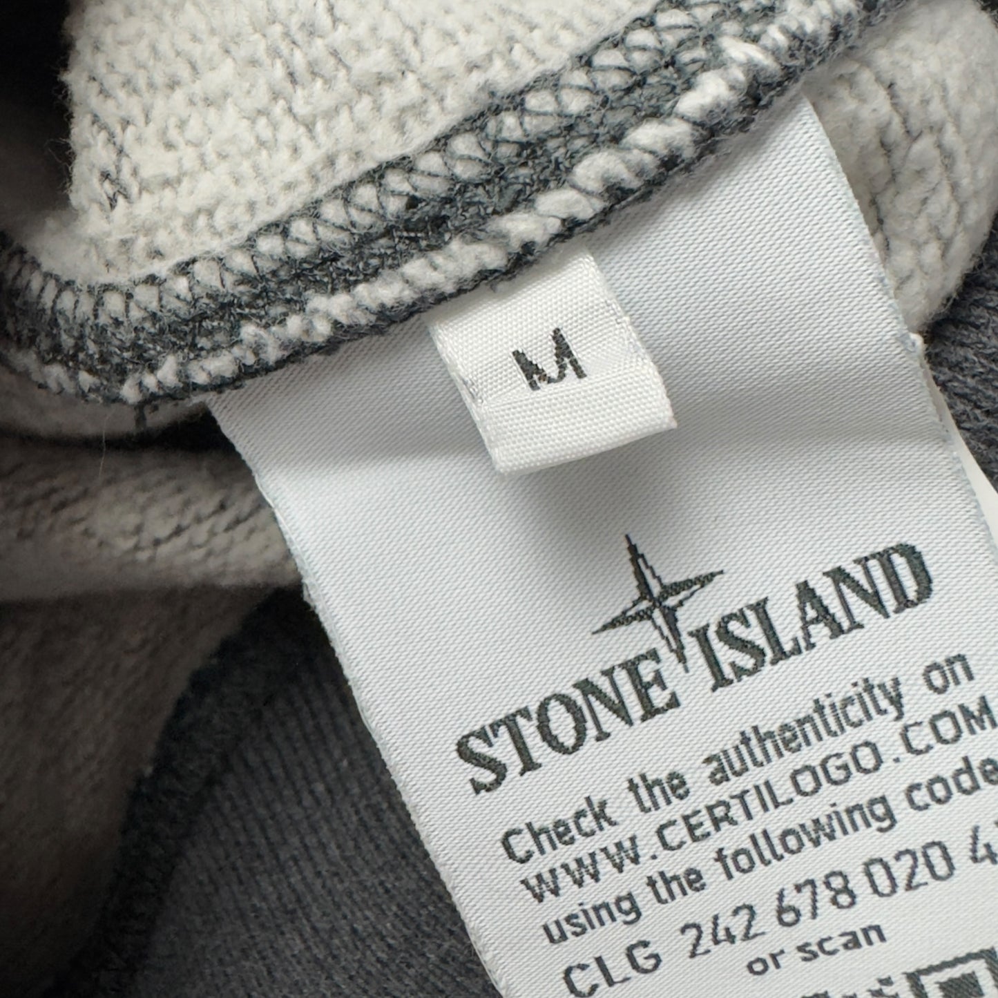 A/W 17 Stone Island Full Zip Hoodie - Dark Grey