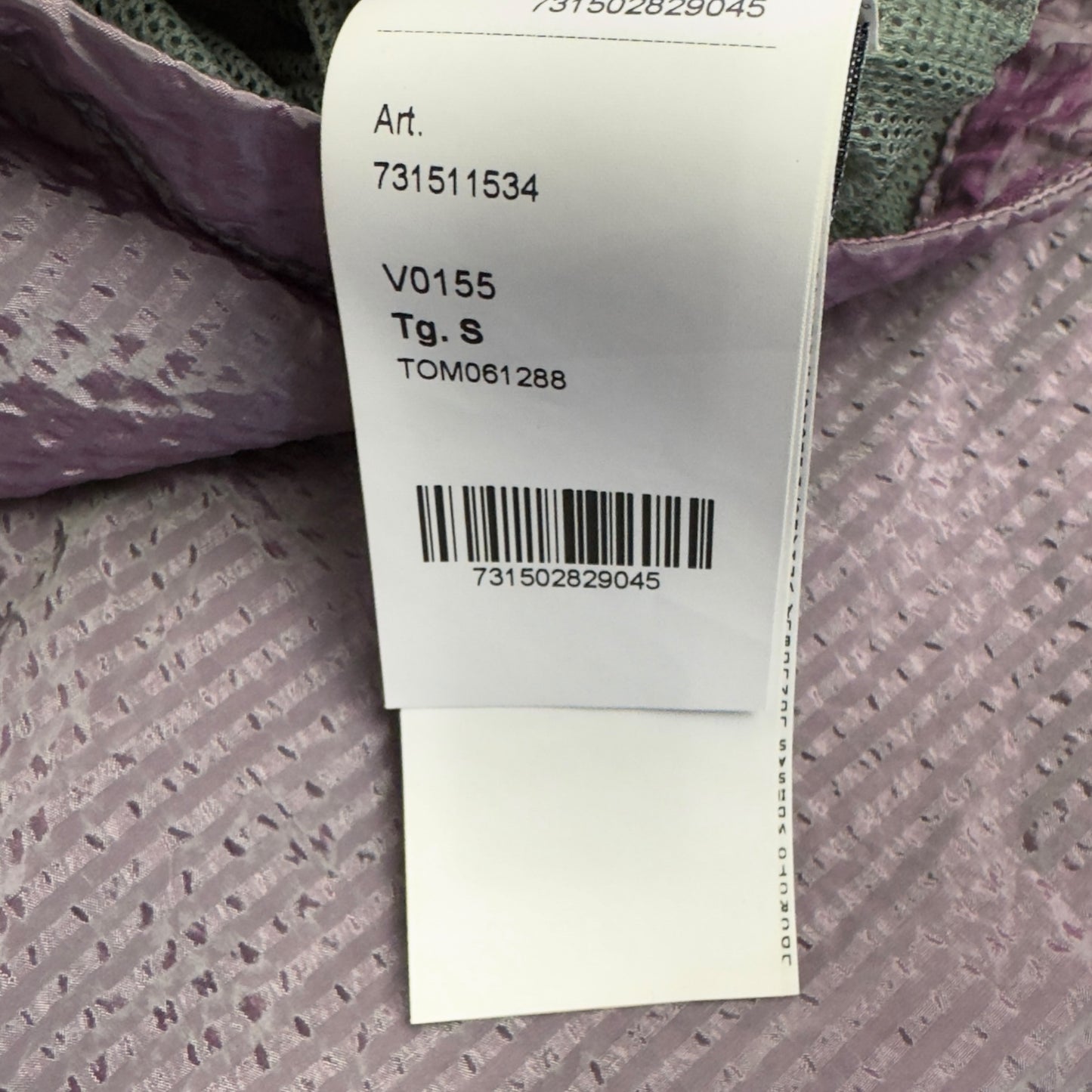 A/W 20 Stone Island Seersucker Nylon Overshirt - Pink