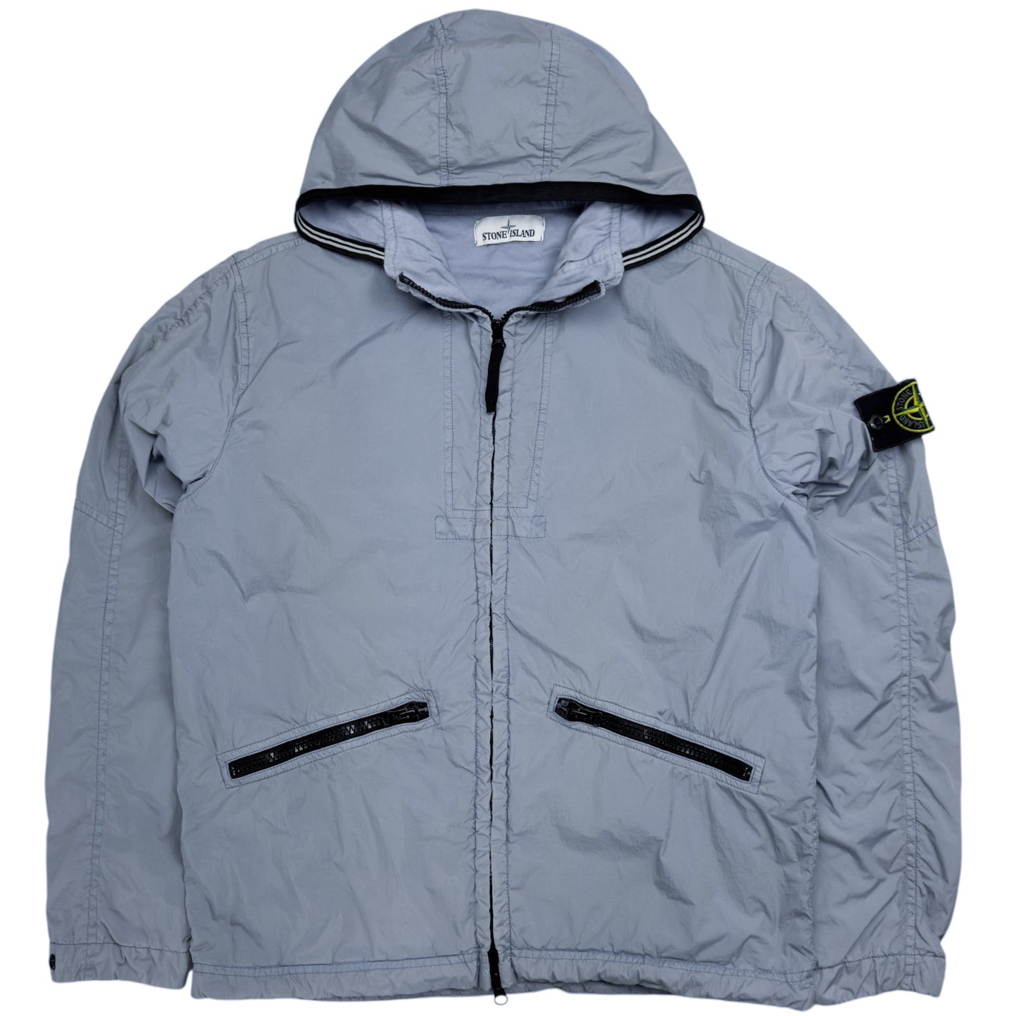 S/S 19 Stone Island Crinkle Reps NY Jacket - Blue
