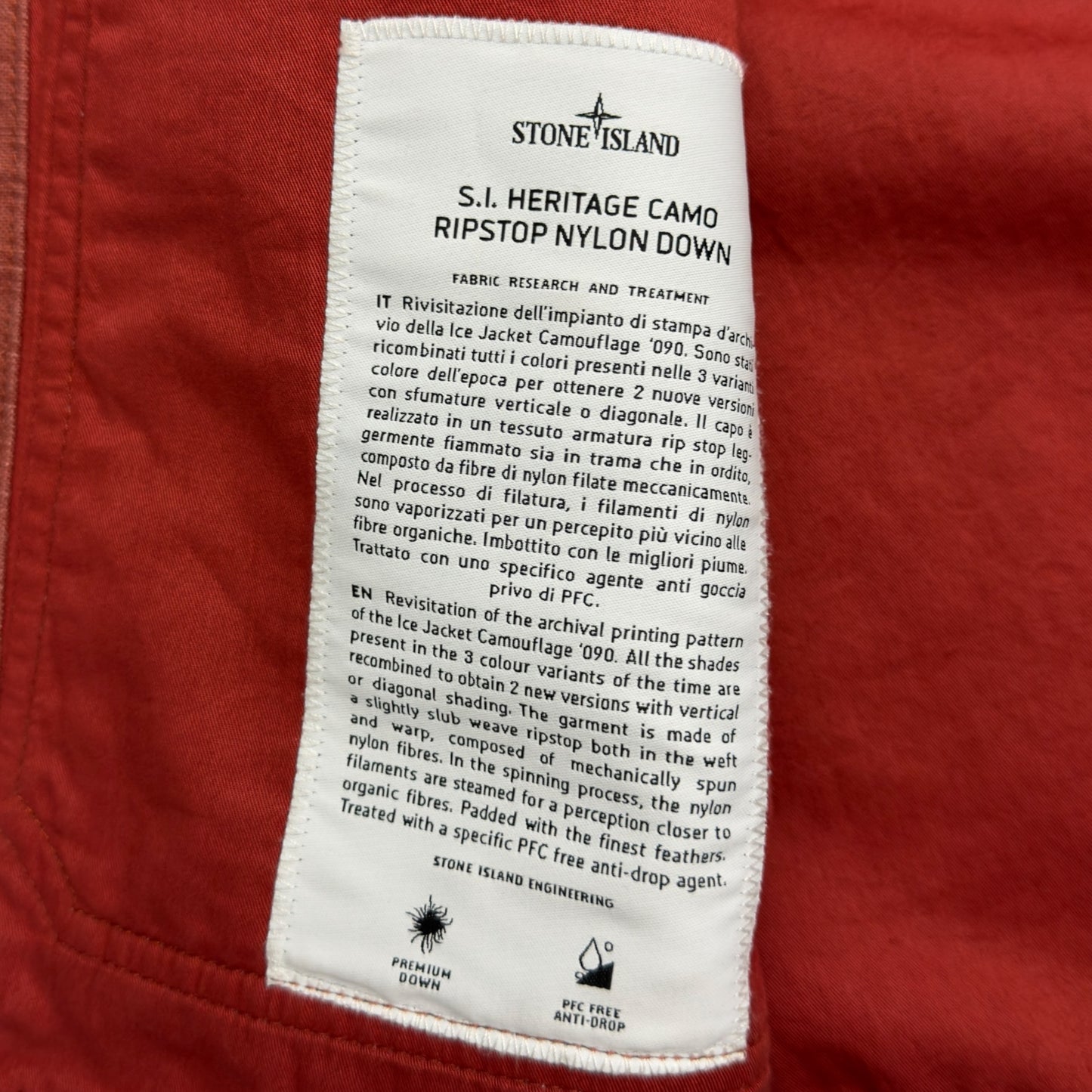 A/W 22 Stone Island Heritage Camo Ripstop Nylon Vest