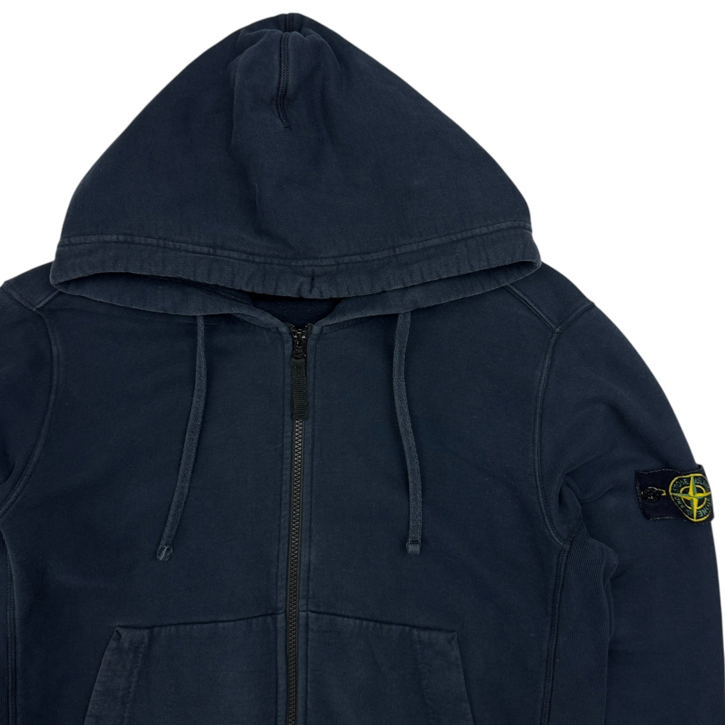 A/W 16 Stone Island Full Zip Hoodie - Navy