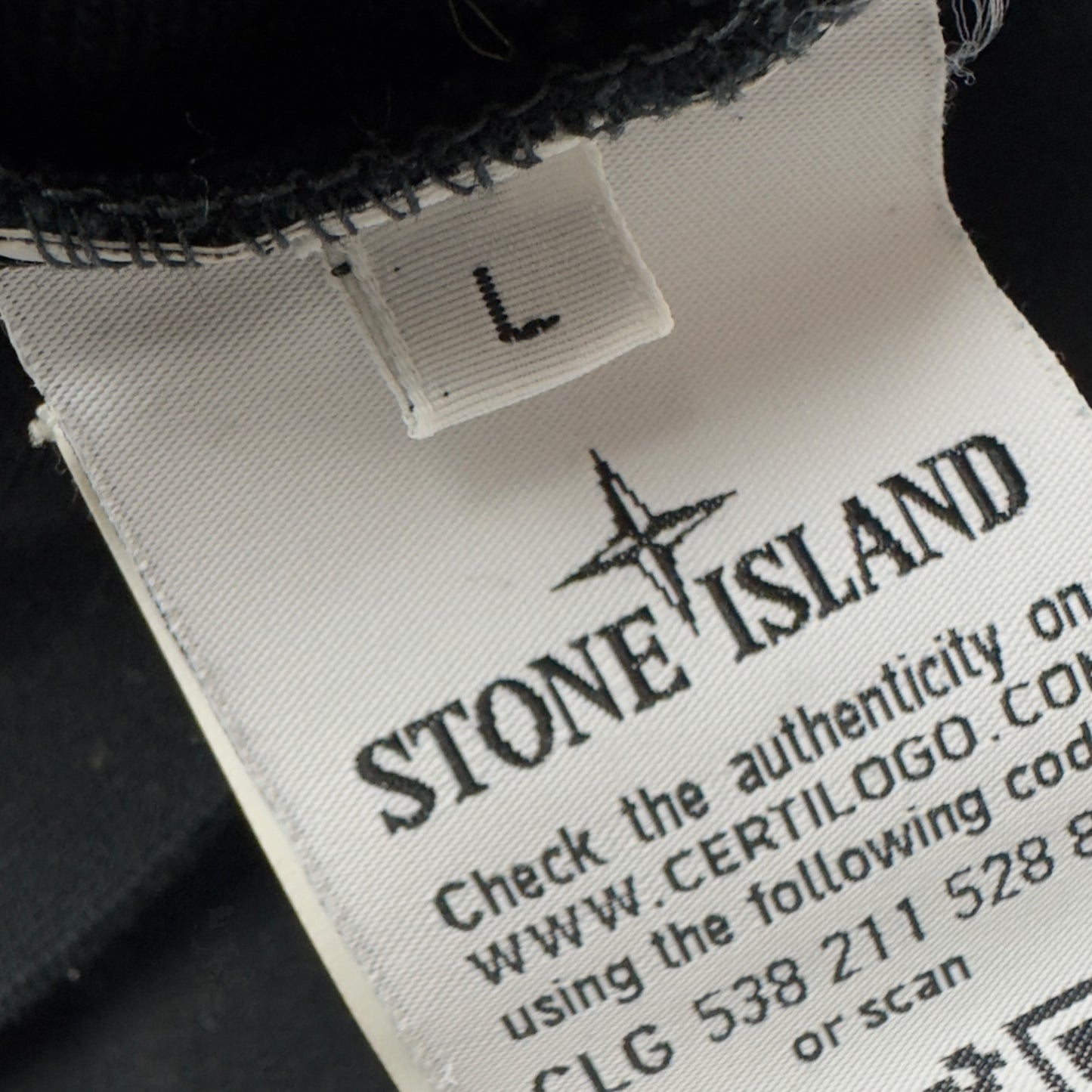S/S 21 Stone Island Ghost Crewneck Sweater - Black