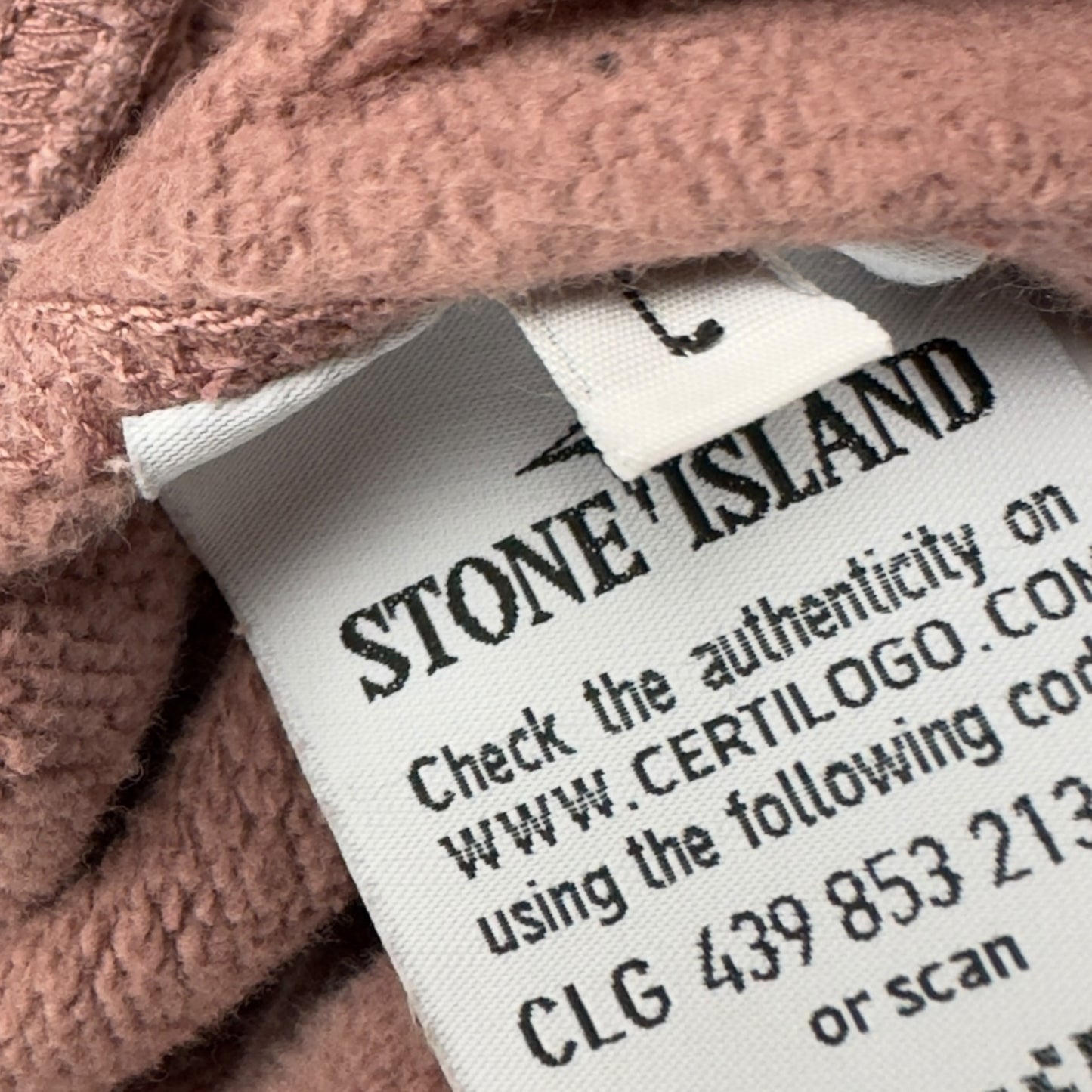 A/W 18 Stone Island Crewneck Sweater - Dusty Pink