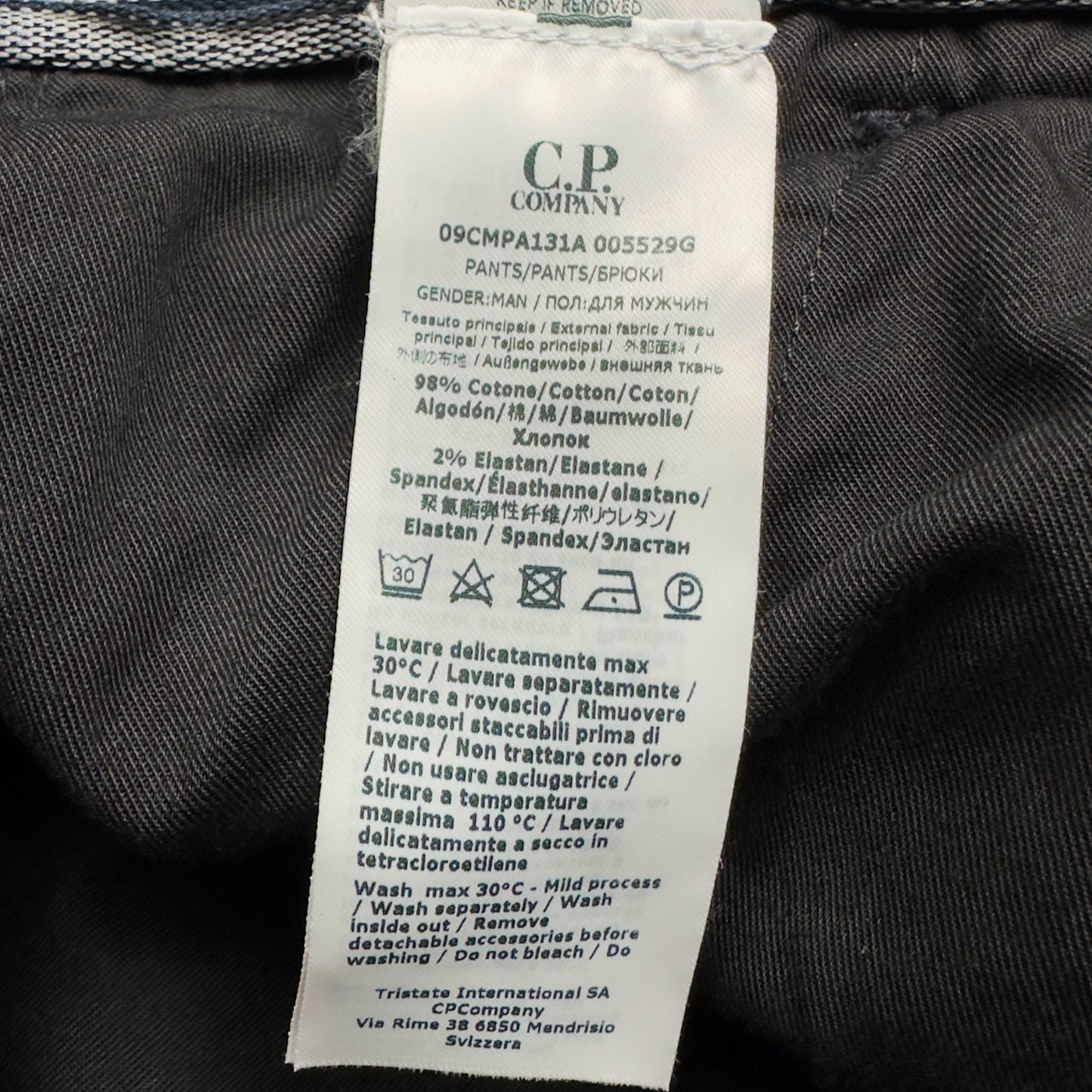 C.P. Company Cargo Trousers 38/34 - Navy