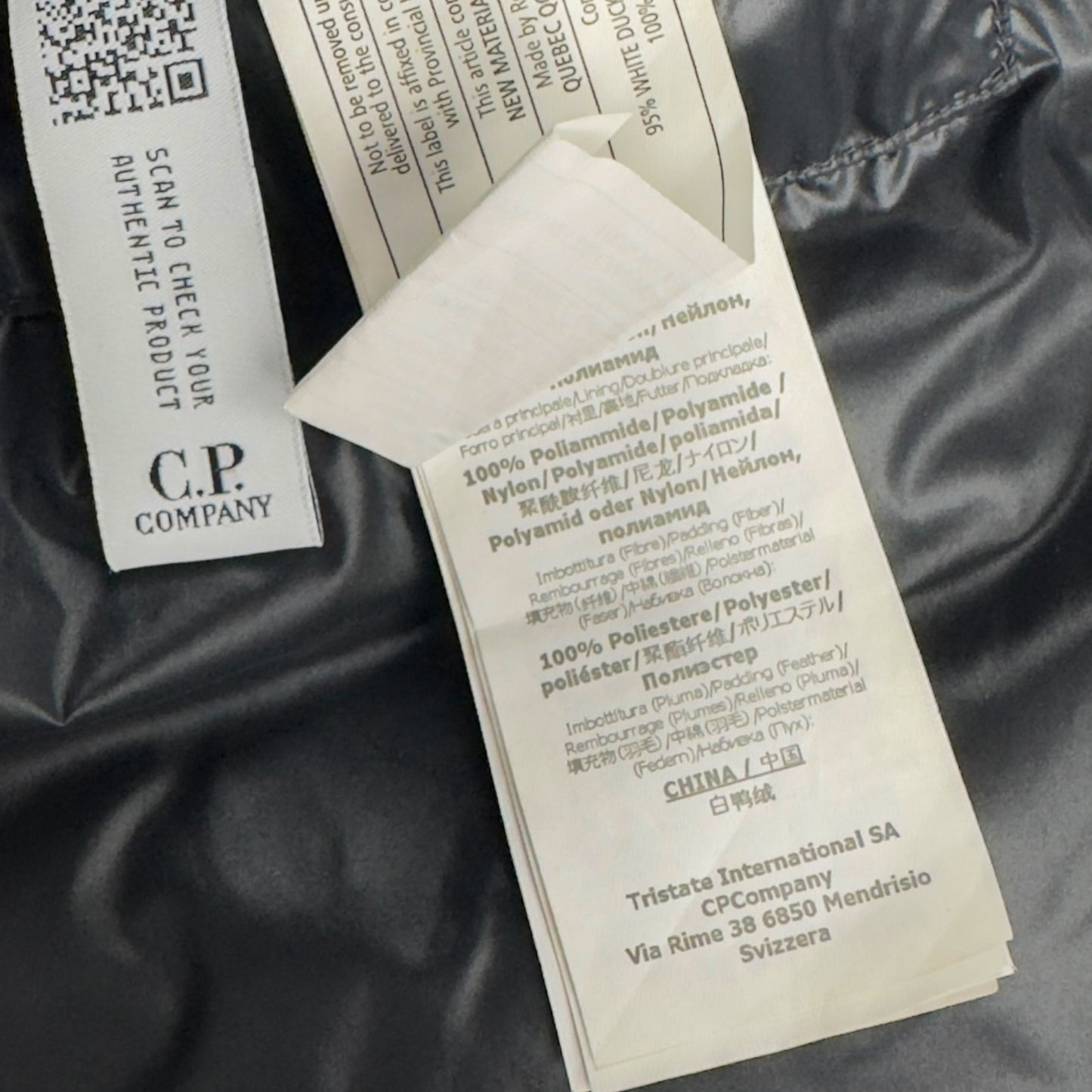 C.P. Company D.D. Shell Ripstop Down Goggle Puffer Jacket