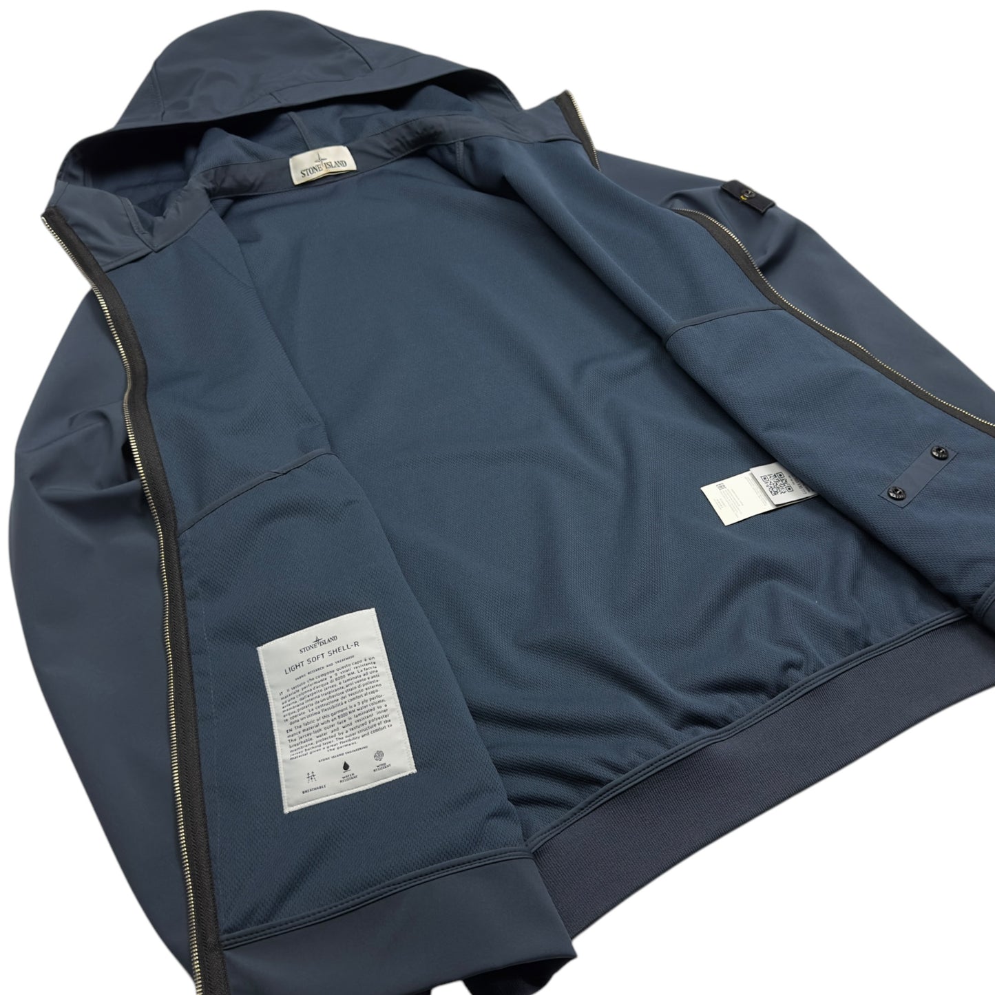 S/S 20 Stone Island Light Soft Shell R - Marine Blue