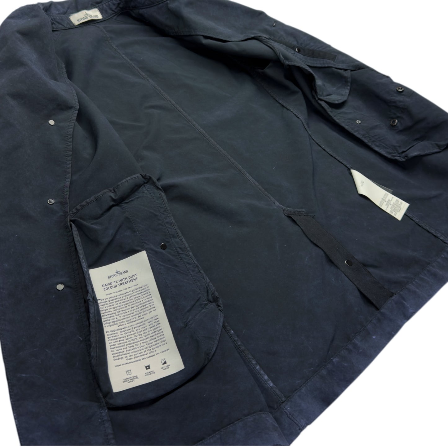 S/S 17 Stone Island David-TC Trench Coat with Dust Colour Treatment