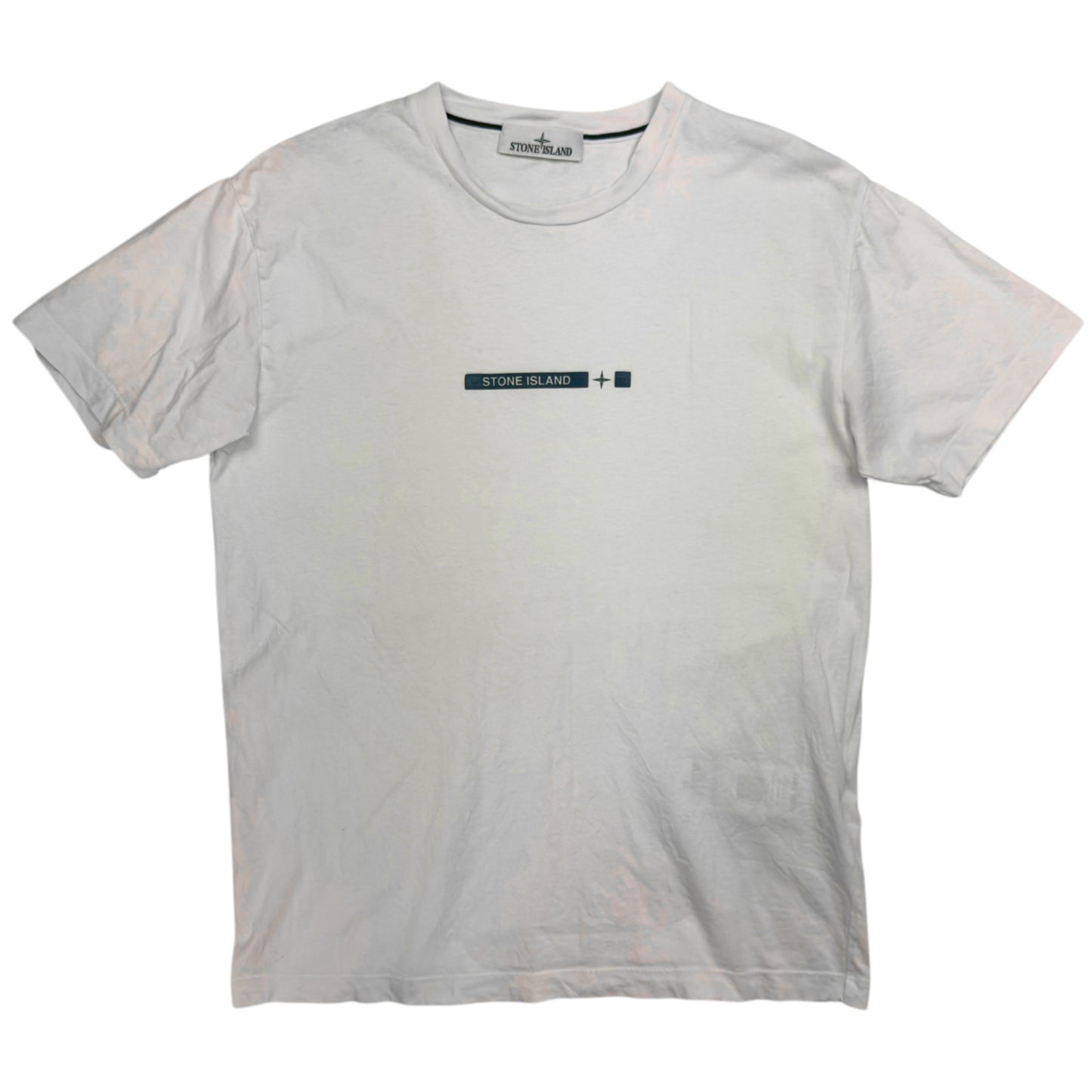 S/S 22 Stone Island Chest Logo T-Shirt - White