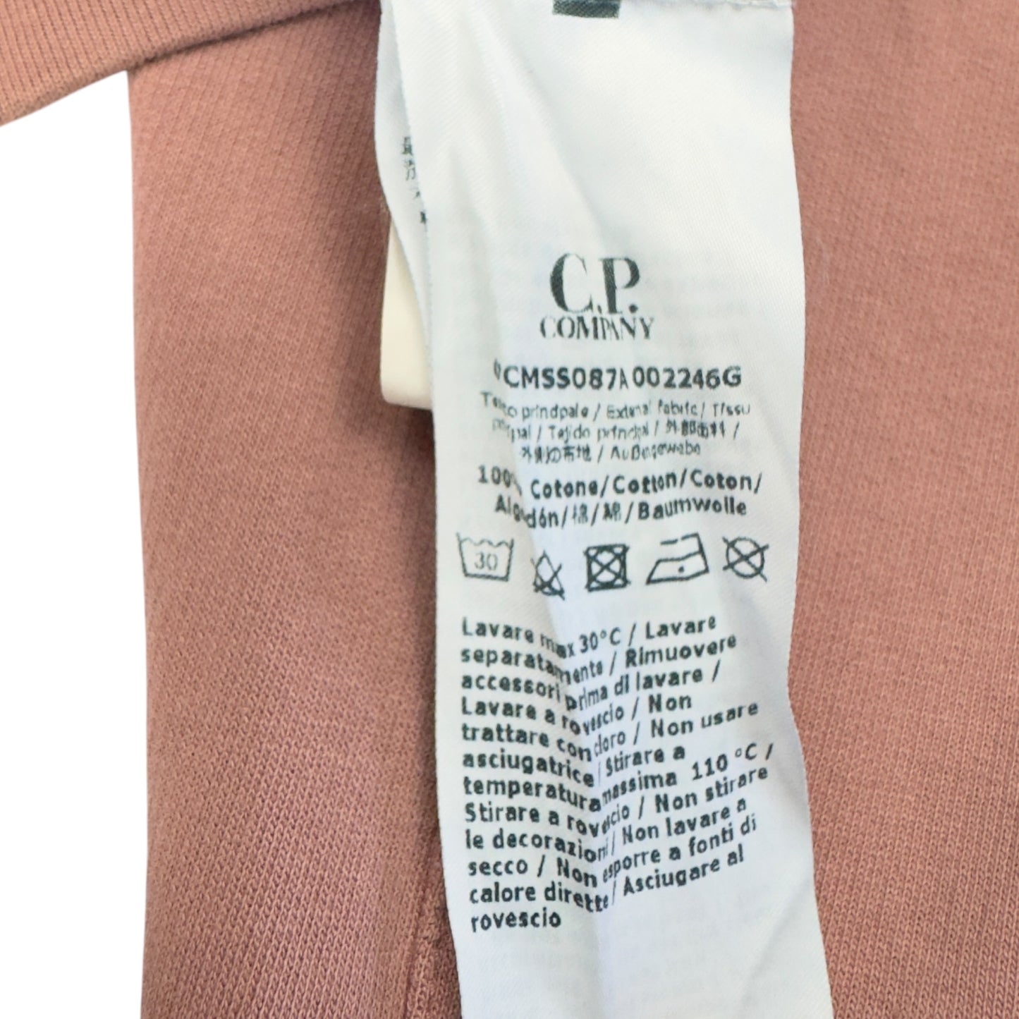 C.P. Company Lightweight Sweater - Dusty Pink